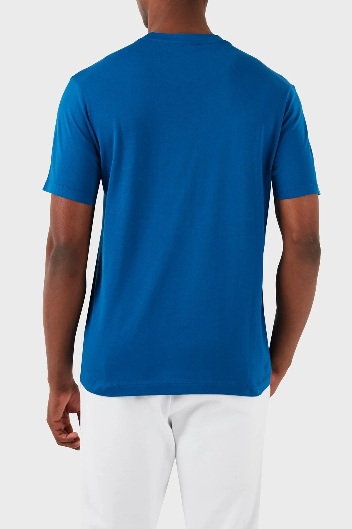 Paul & Shark Baskılı Bisiklet Yaka Regular Fit Erkek T Shirt 23411041 726 MAVİ - 10