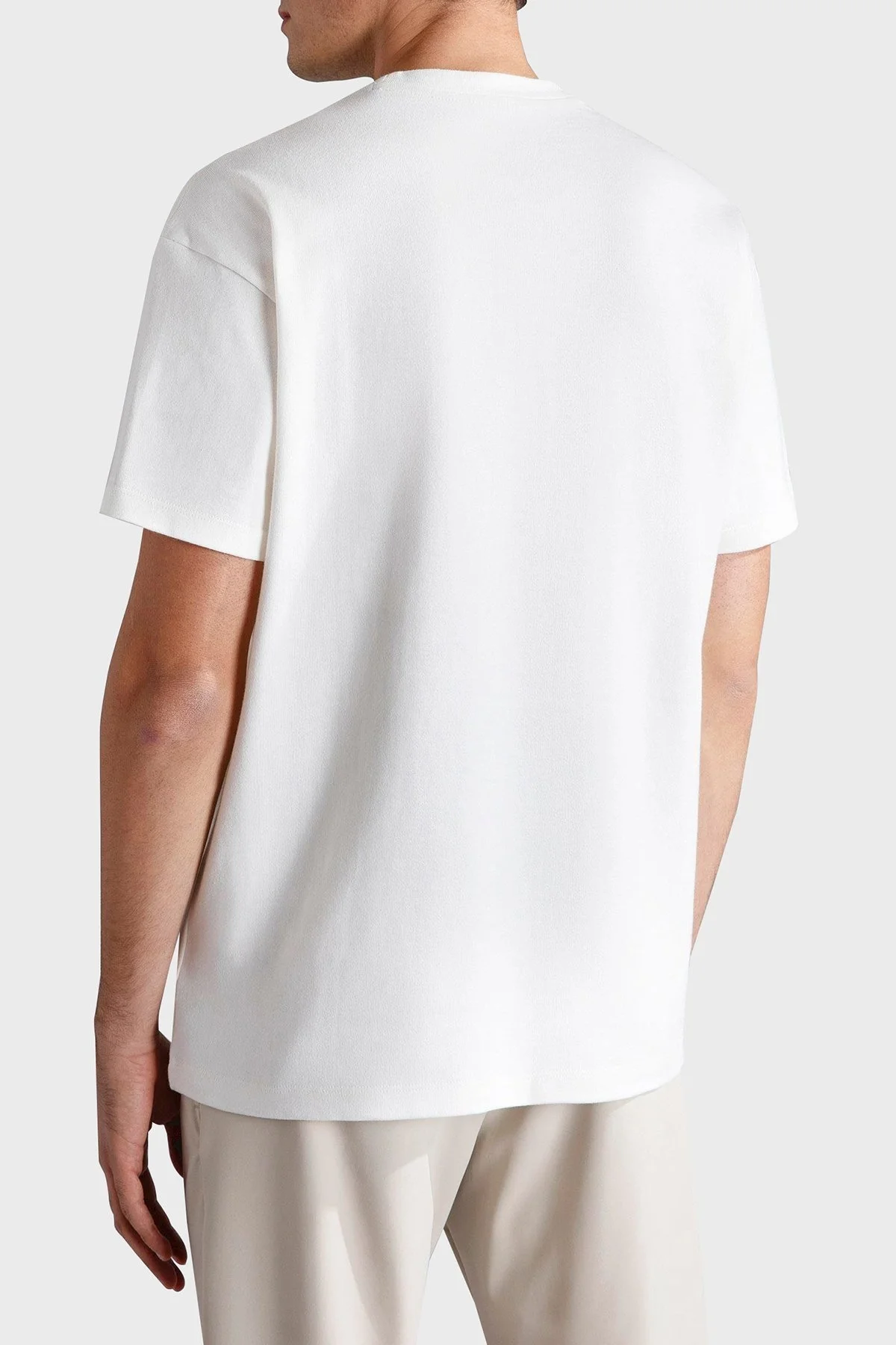 Paul & Shark Baskılı Pamuklu Regular Fit Bisiklet Yaka Erkek T Shirt 24411115 490 BEYAZ - 3