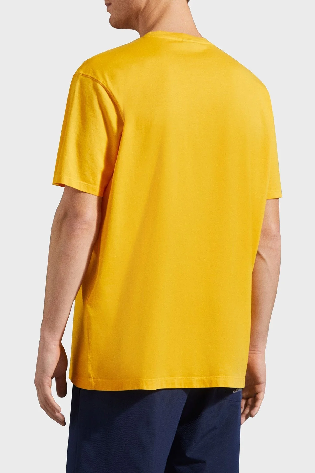 Paul & Shark Bisiklet Yaka % 100 Pamuk Regular Fit Erkek T Shirt 23411052 043 SARI - 8