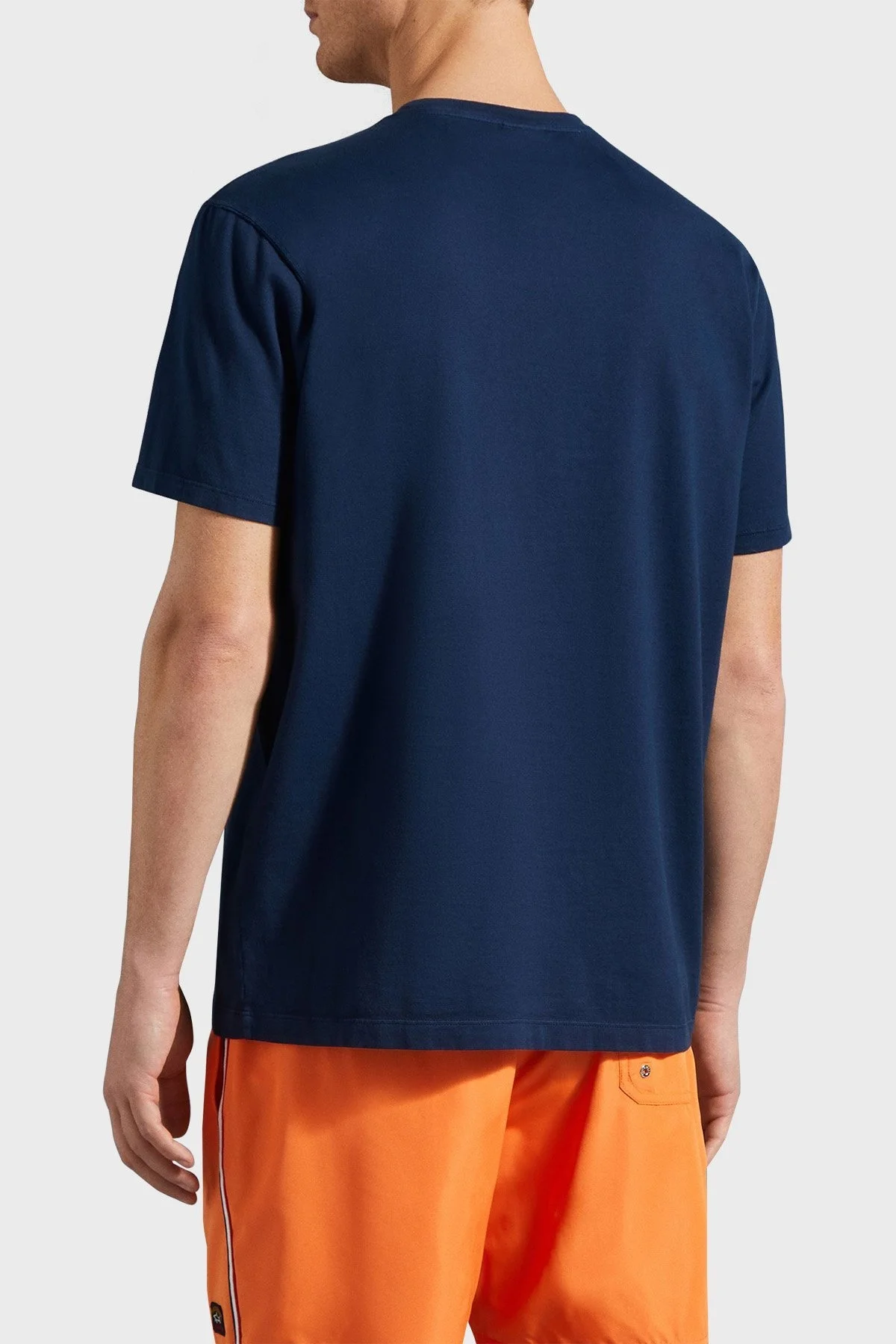 Paul & Shark Bisiklet Yaka % 100 Pamuk Regular Fit Erkek T Shirt 23411052 050 LACİVERT - 2