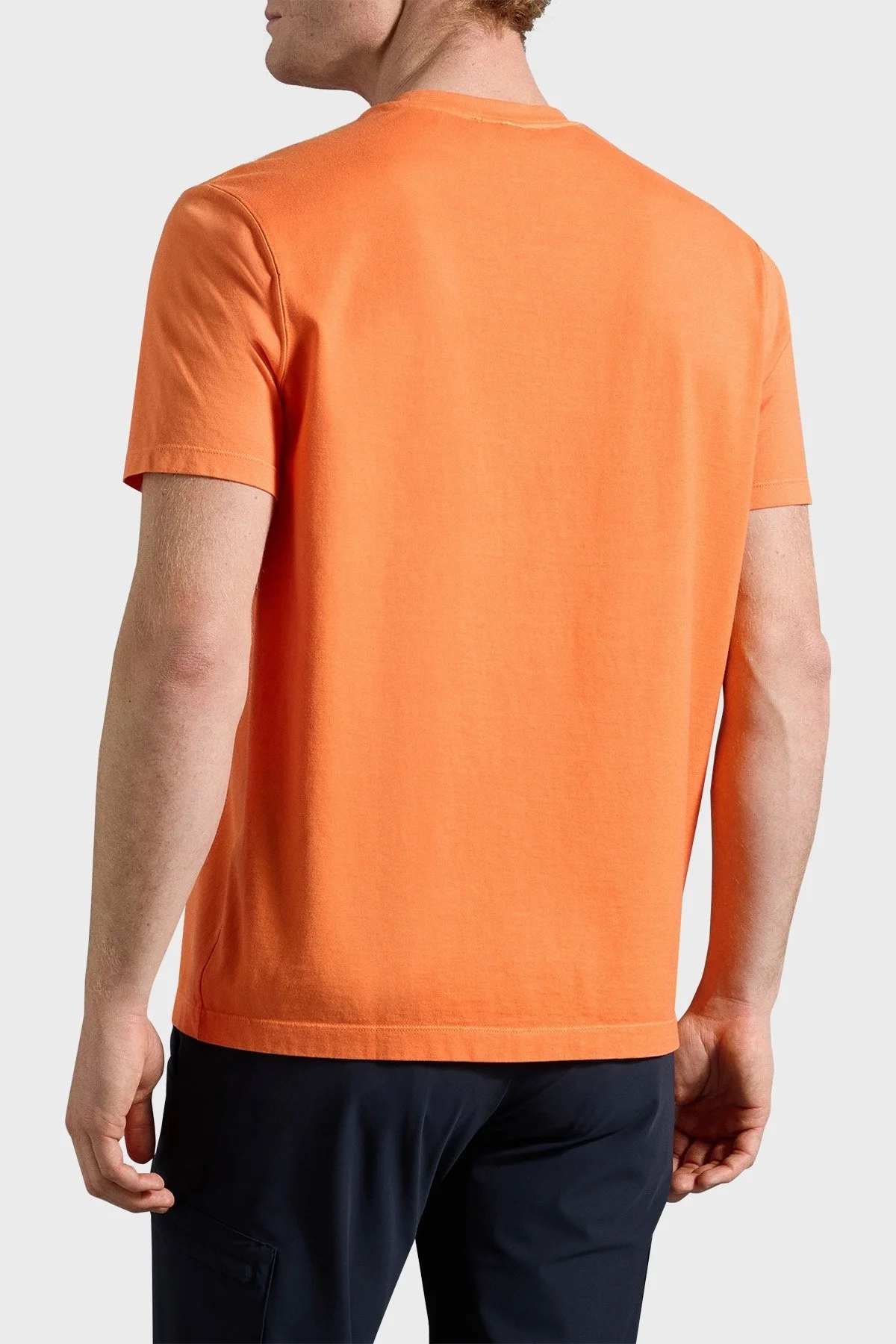 Paul & Shark Bisiklet Yaka % 100 Pamuk Regular Fit Erkek T Shirt 23411052 139 TURUNCU - 2