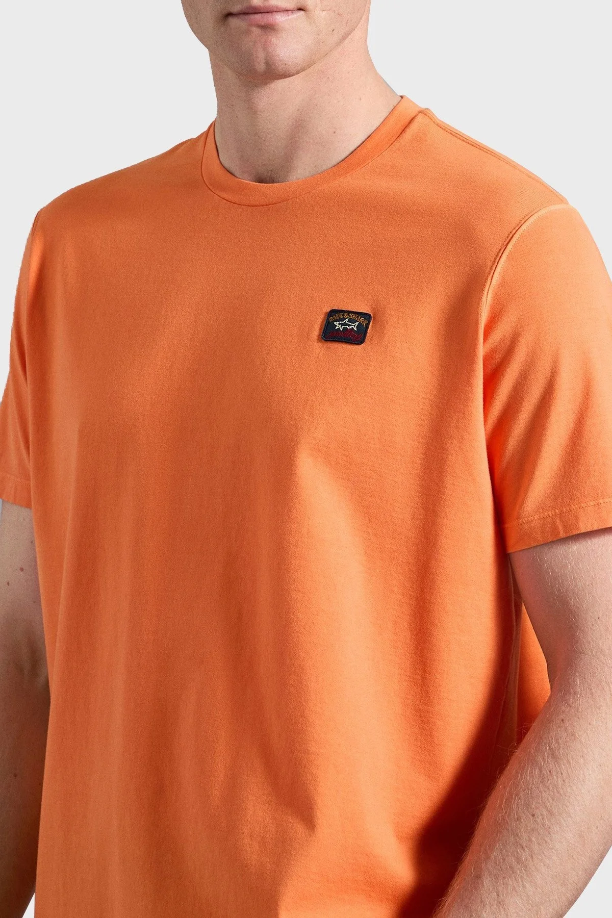 Paul & Shark Bisiklet Yaka % 100 Pamuk Regular Fit Erkek T Shirt 23411052 139 TURUNCU - 3