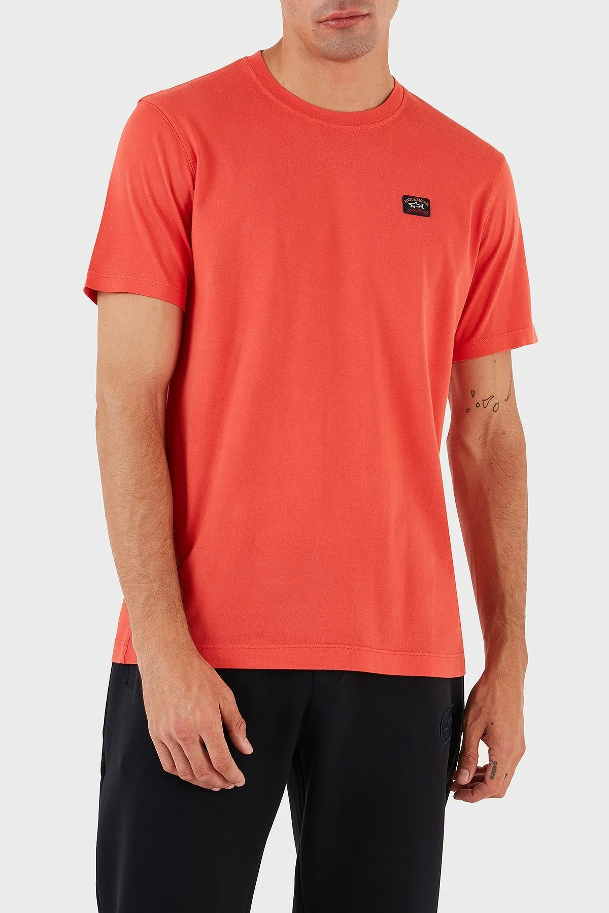 Paul & Shark Bisiklet Yaka % 100 Pamuk Regular Fit Erkek T Shirt 23411052 176 MERCAN - 7