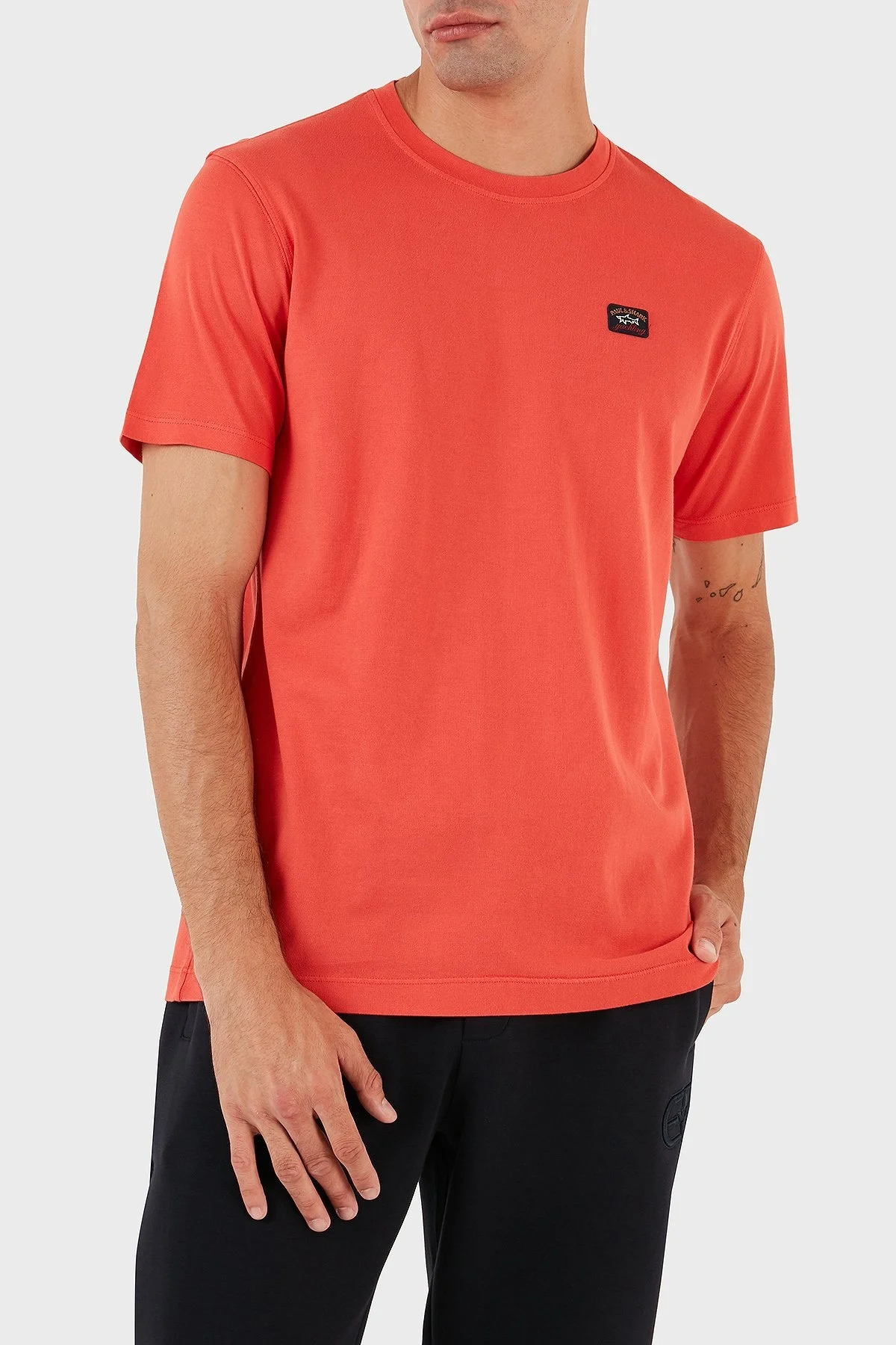 Paul & Shark Bisiklet Yaka % 100 Pamuk Regular Fit Erkek T Shirt 23411052 176 MERCAN - 9