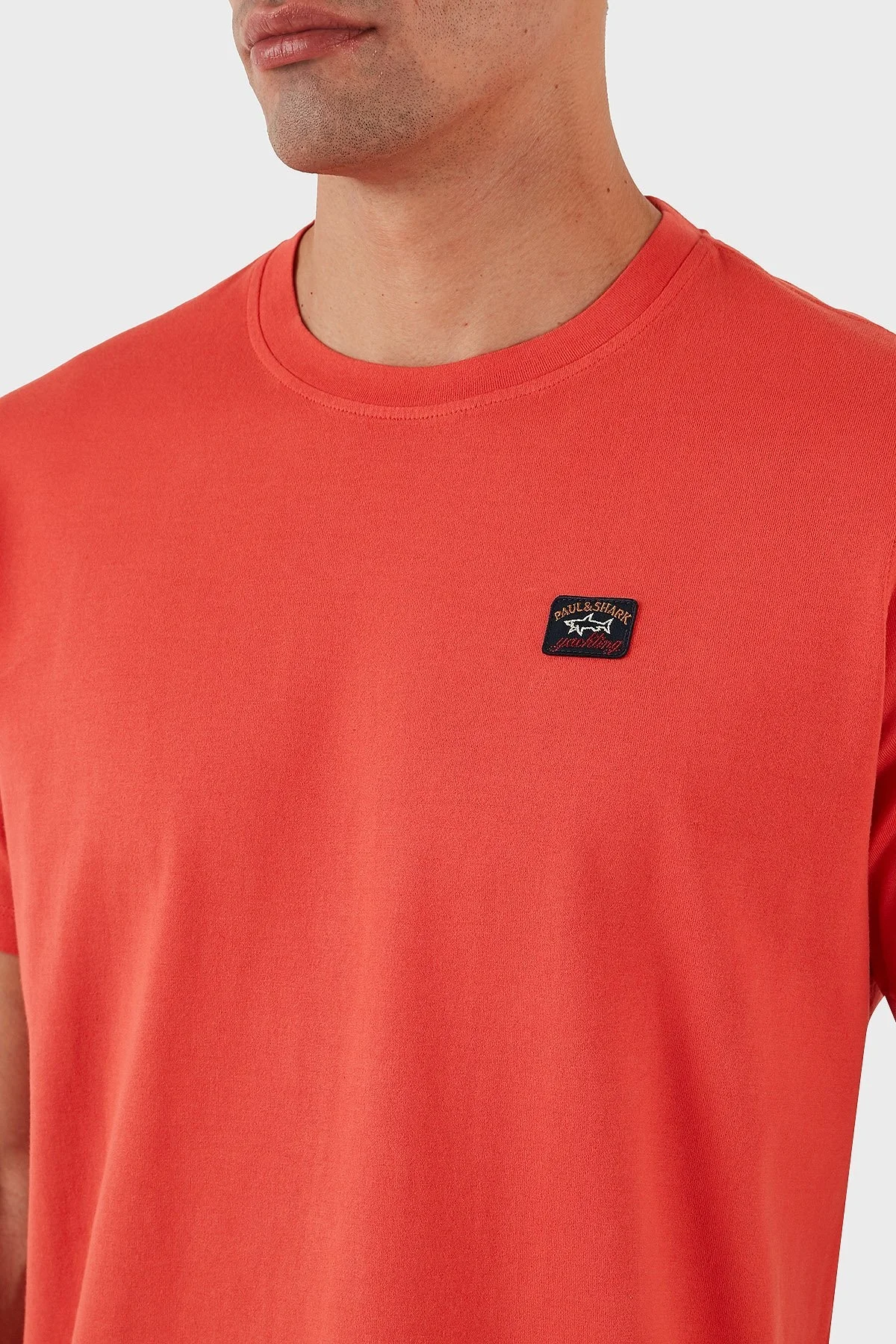 Paul & Shark Bisiklet Yaka % 100 Pamuk Regular Fit Erkek T Shirt 23411052 176 MERCAN - 10