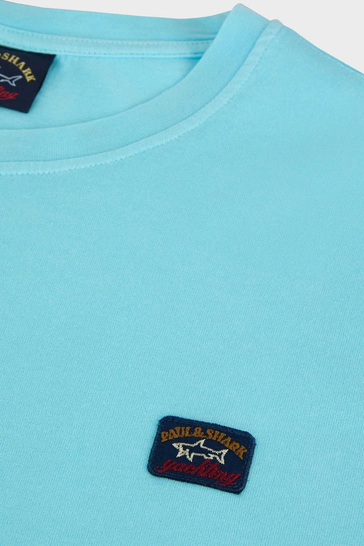 Paul & Shark Bisiklet Yaka % 100 Pamuk Regular Fit Erkek T Shirt 23411052 291 TURKUAZ - 11