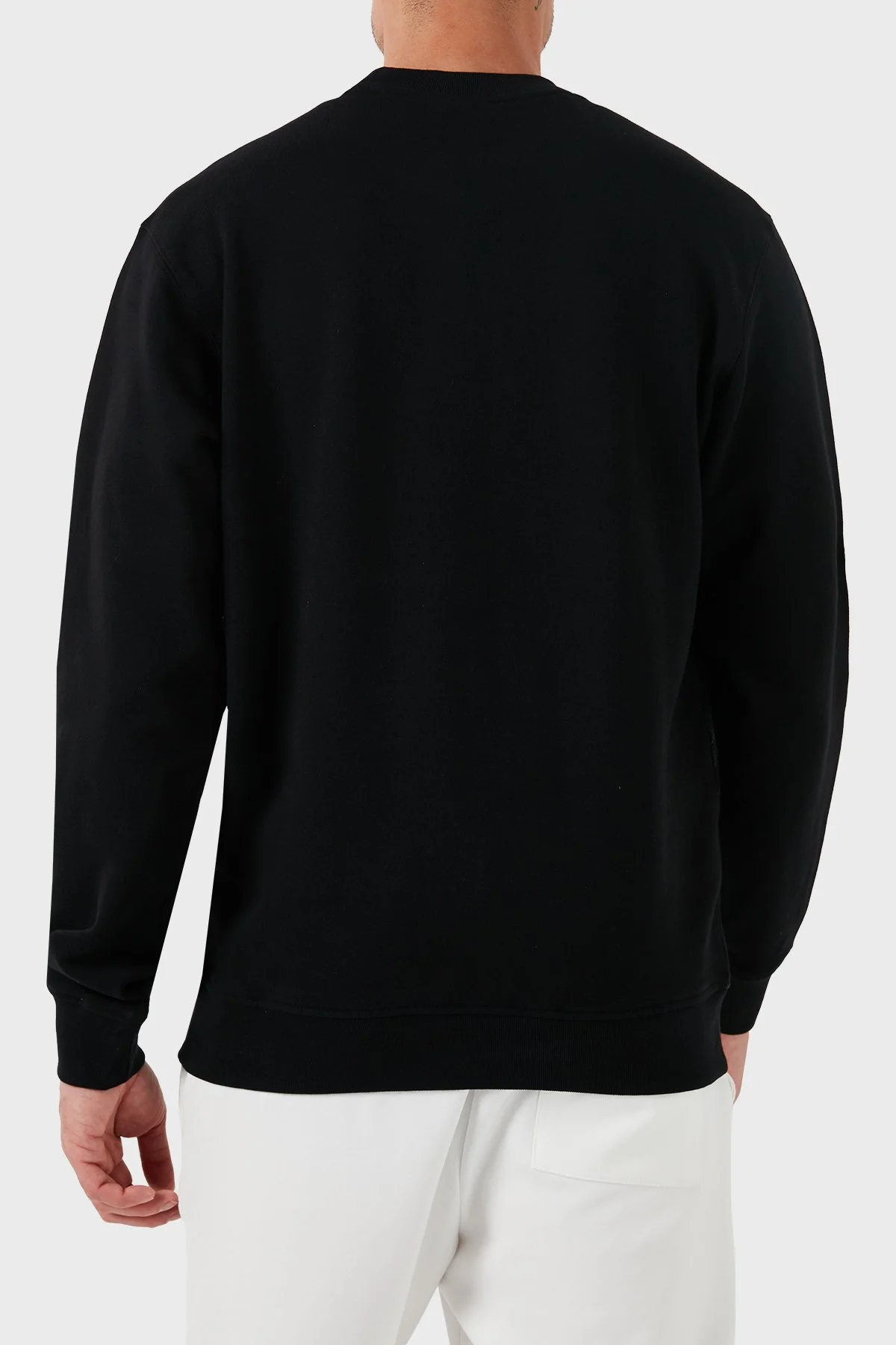 Paul & Shark Bisiklet Yaka Pamuklu Regular Fit Erkek Sweat 13311837 011 SİYAH - 3