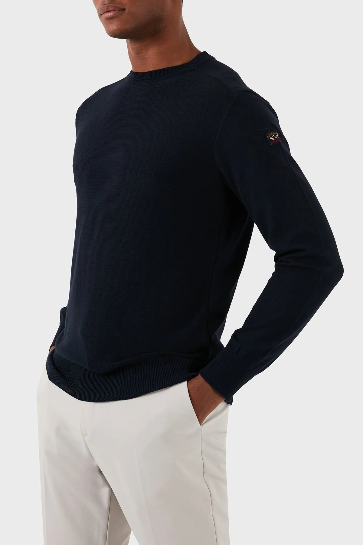 Paul & Shark Bisiklet Yaka Pamuklu Triko Erkek Kazak 23411537 013 LACİVERT - 6