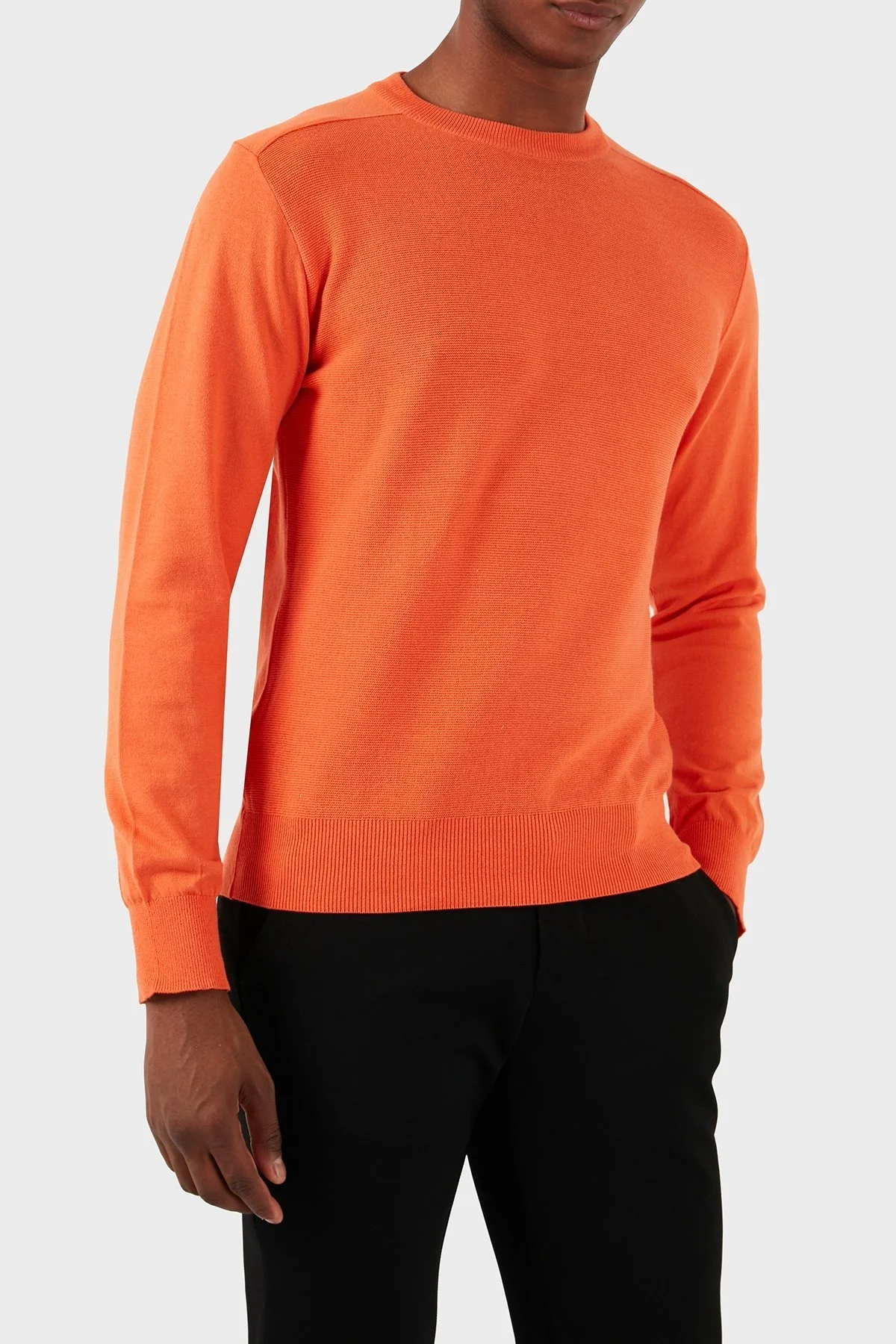 Paul & Shark Bisiklet Yaka Pamuklu Triko Erkek Kazak 23411537 139 TURUNCU - 9