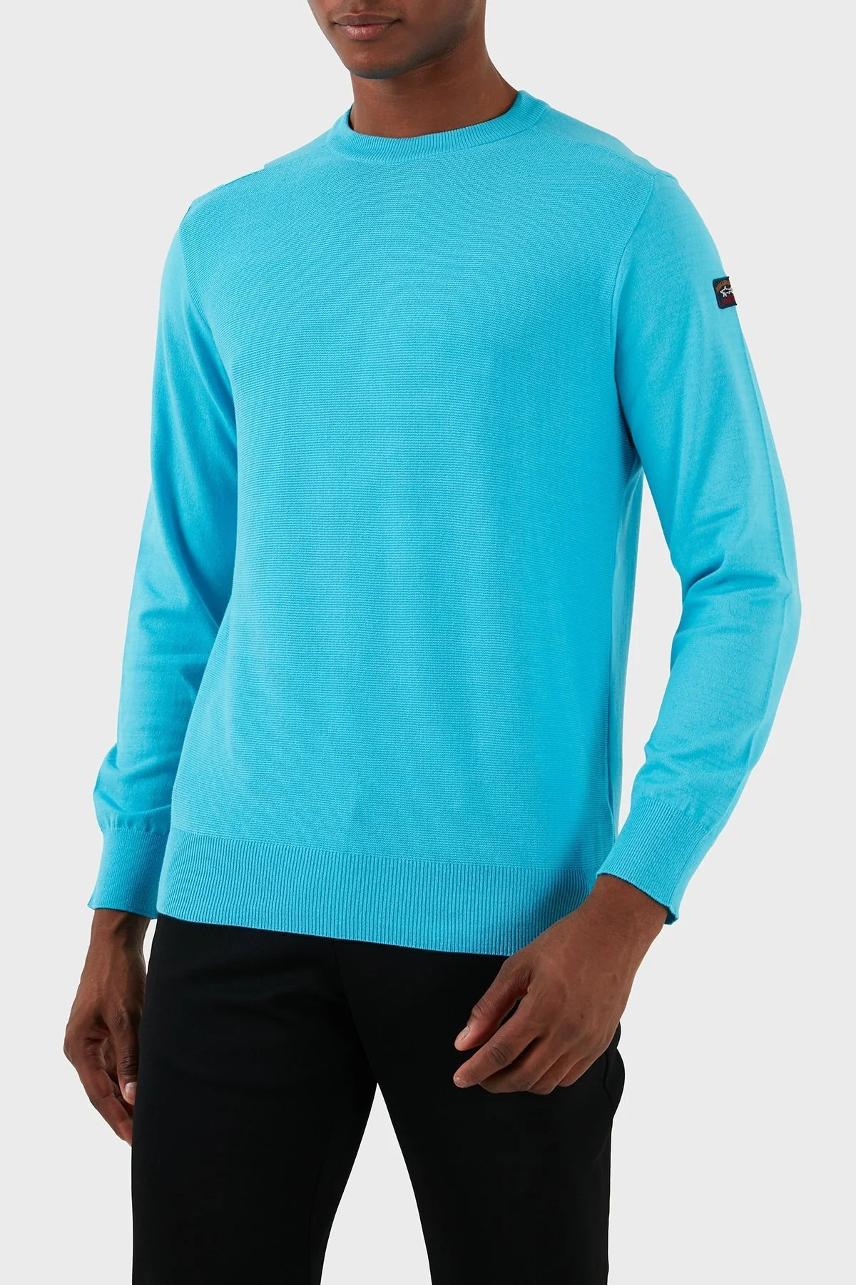 Paul & Shark Bisiklet Yaka Pamuklu Triko Erkek Kazak 23411537 750 TURKUAZ - 9