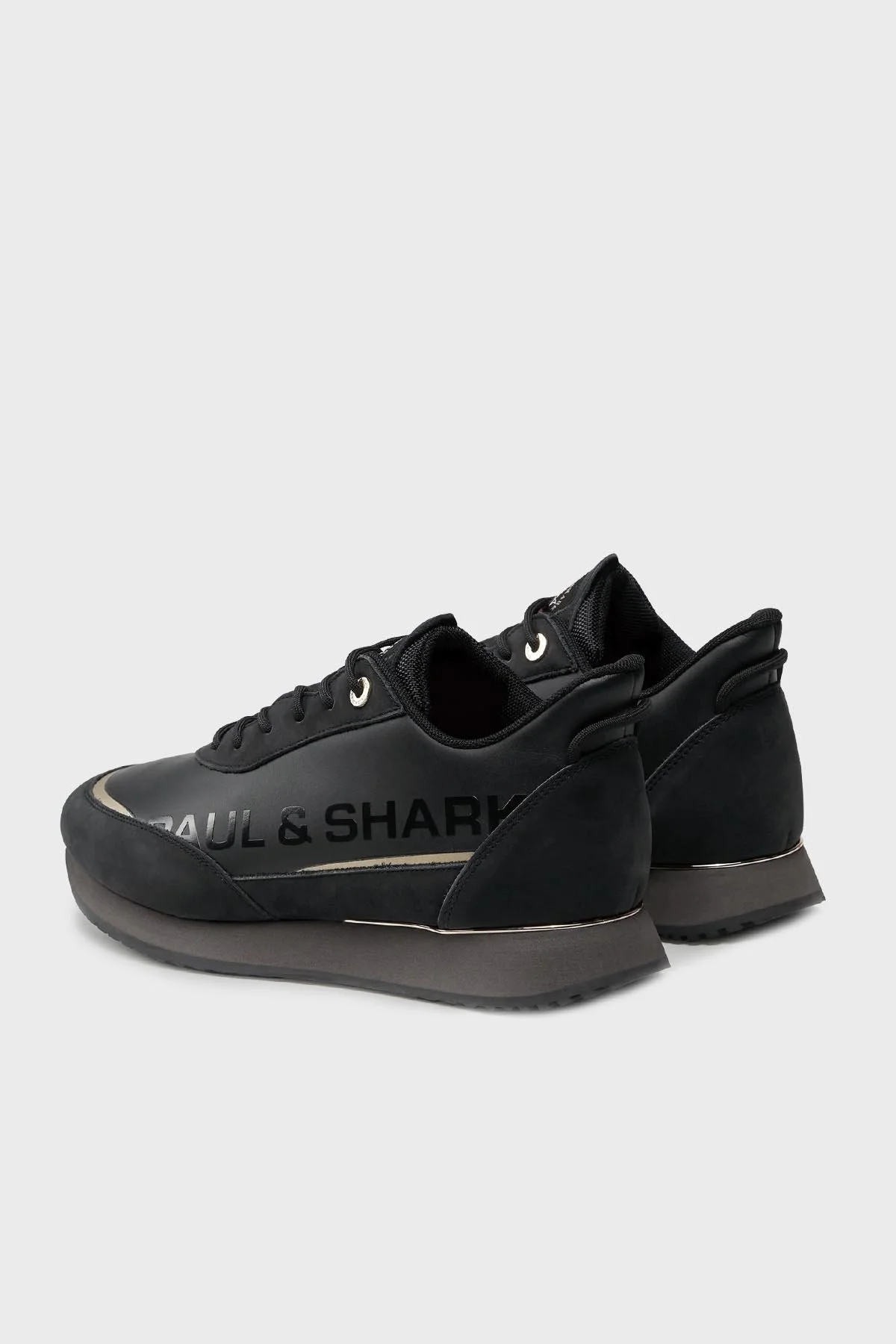 Paul & Shark Deri Sneaker Erkek Ayakkabı 13318002 011 SİYAH - 3