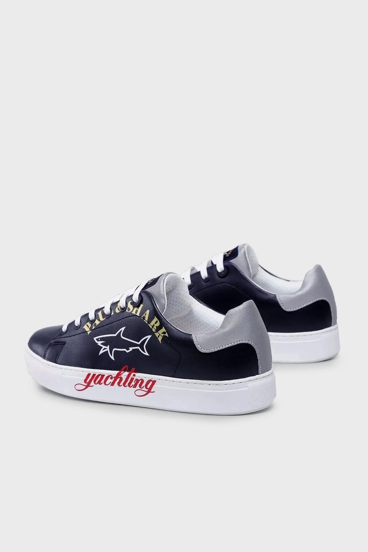 Paul & Shark Deri Sneaker Erkek Ayakkabı 22418004 050 LACİVERT - 3