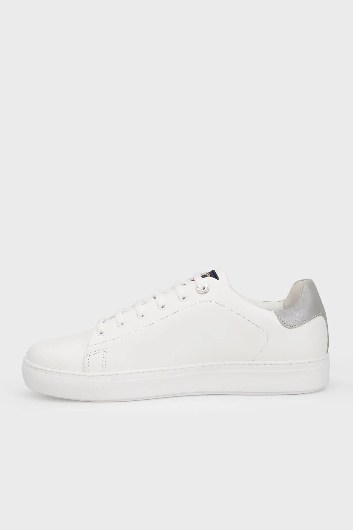Paul & Shark Deri Sneaker Erkek Ayakkabı 22418004 100 BEYAZ - 7