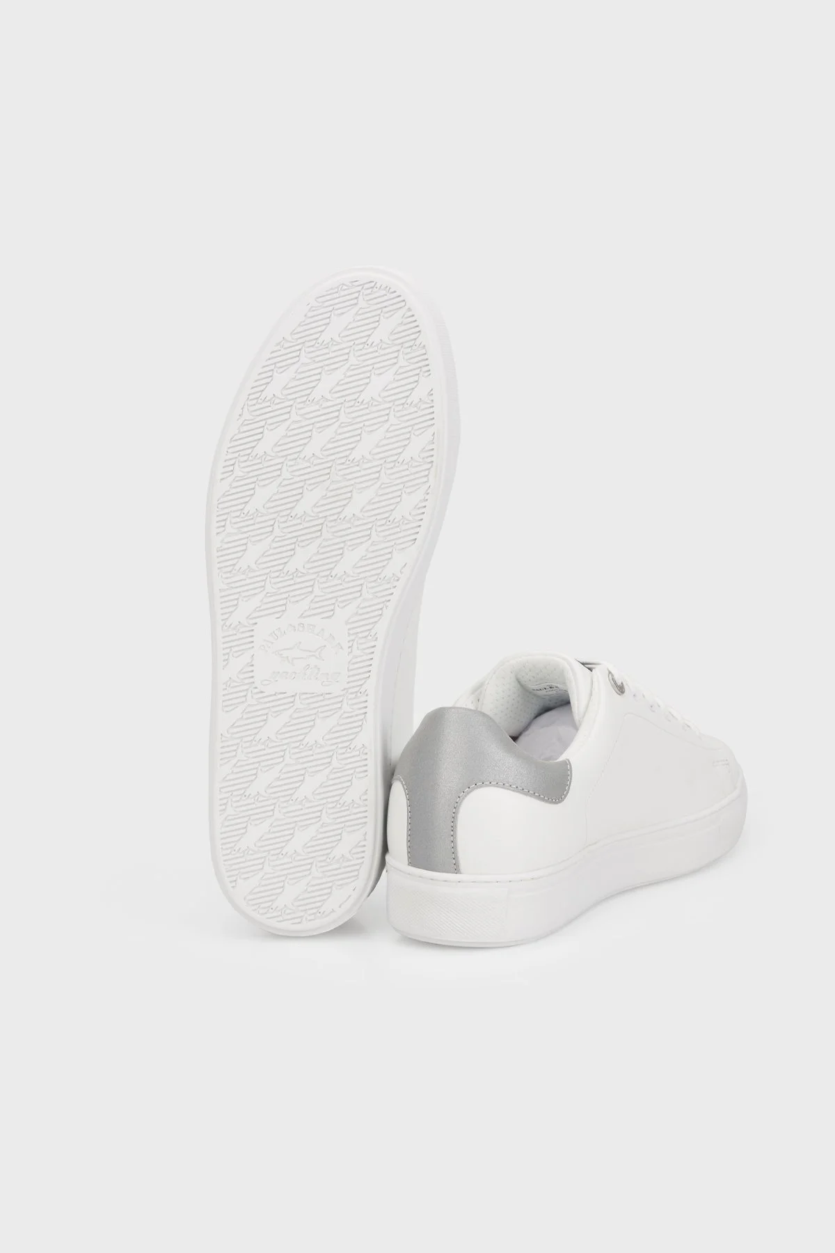 Paul & Shark Deri Sneaker Erkek Ayakkabı 22418004 100 BEYAZ - 9