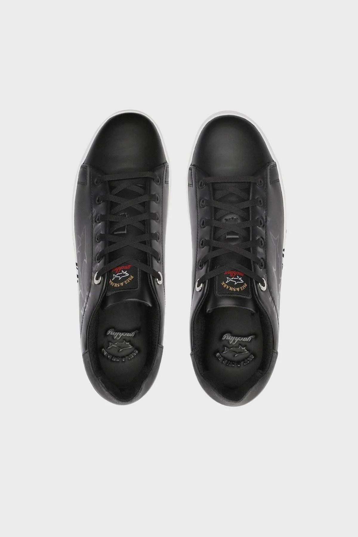 Paul & Shark Deri Sneaker Erkek Ayakkabı 22418004 111 SİYAH - 5