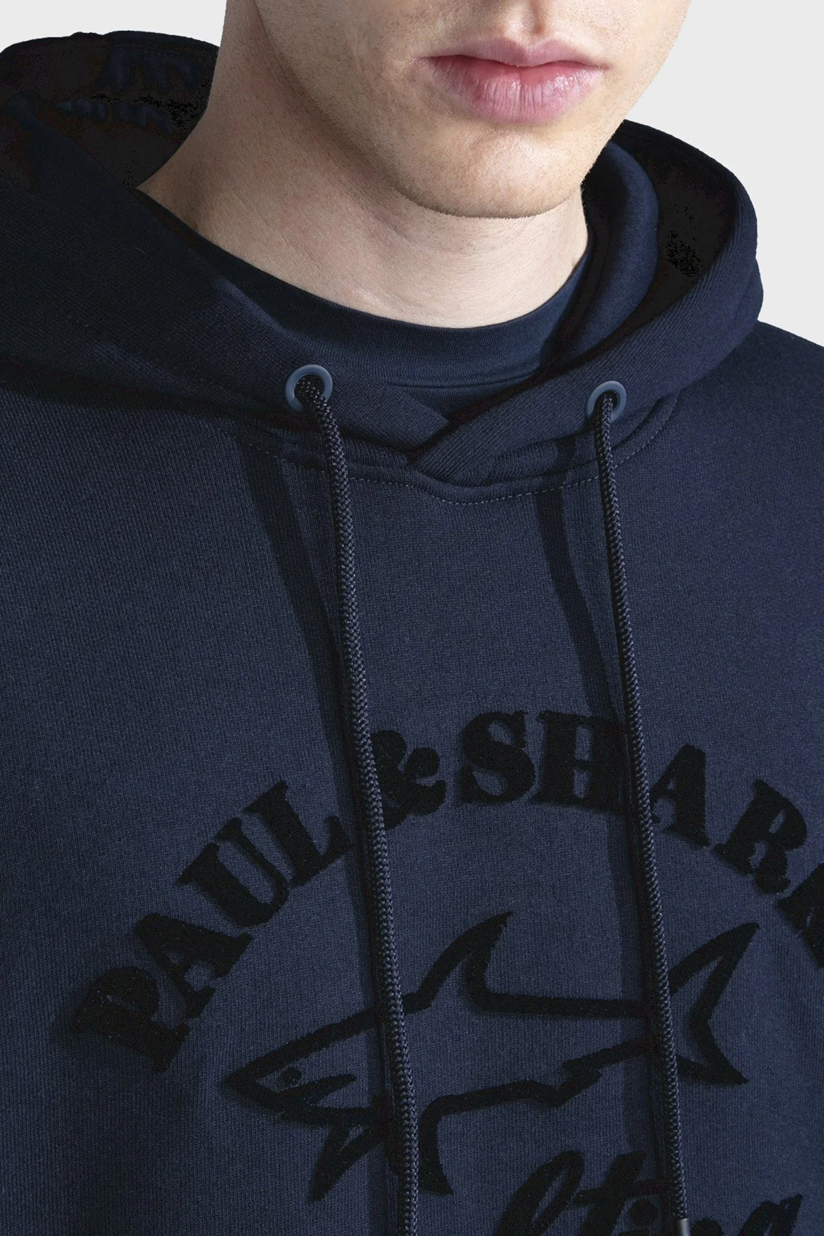 Paul & Shark Kapüşonlu % 100 Pamuk Regular Fit Erkek Sweat 13311805 013 LACİVERT - 6