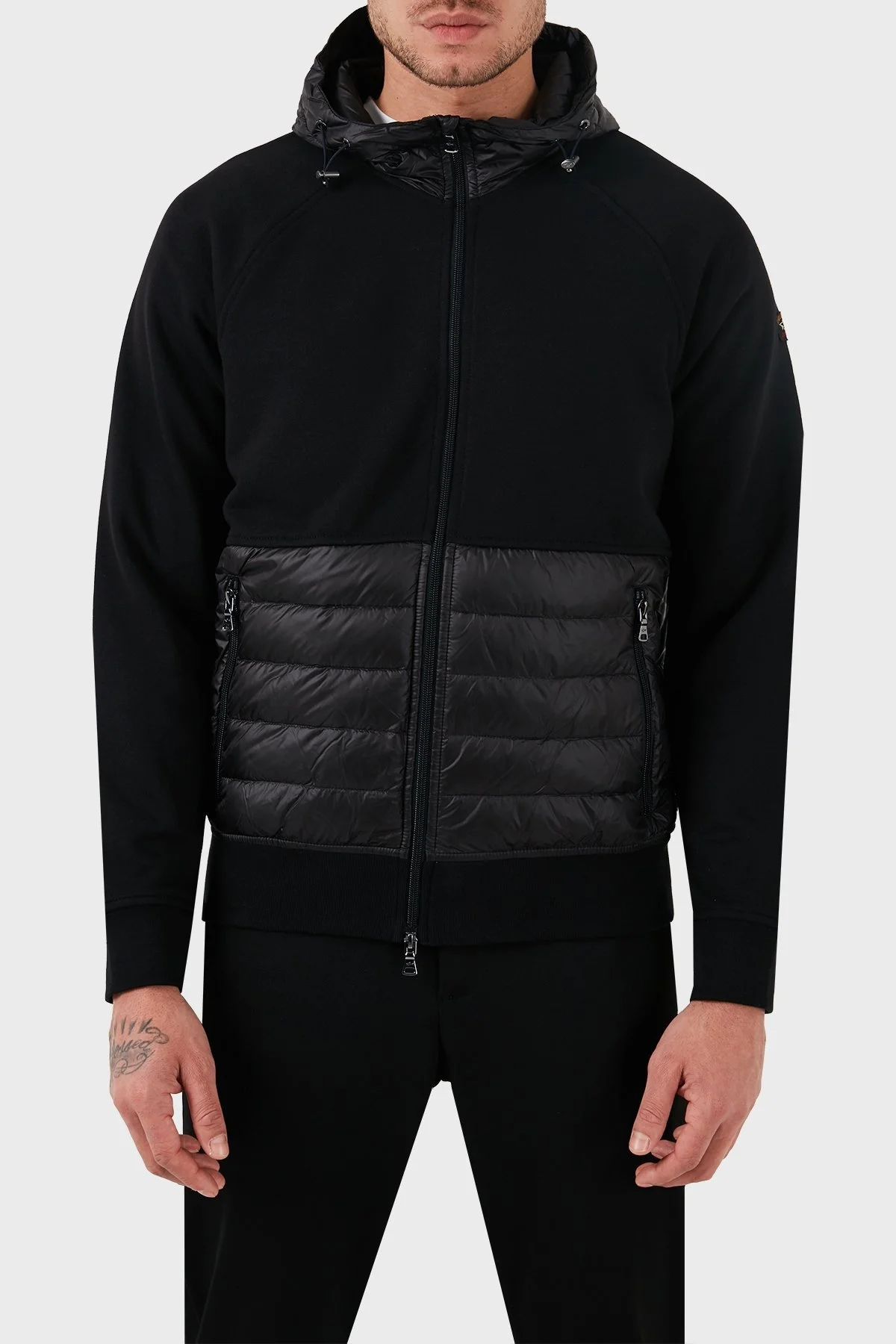 Paul & Shark Kapüşonlu Fermuarlı Regular Fit Pamuklu Erkek Sweat 13311833 011 SİYAH - 1