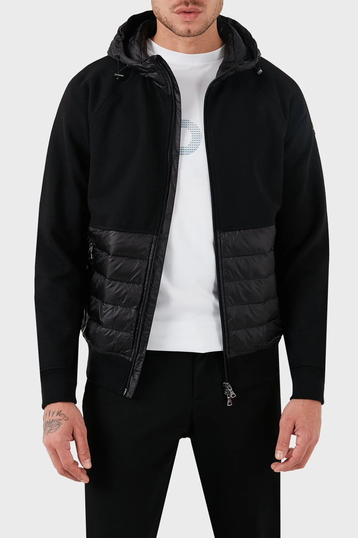 Paul & Shark Kapüşonlu Fermuarlı Regular Fit Pamuklu Erkek Sweat 13311833 011 SİYAH - 6