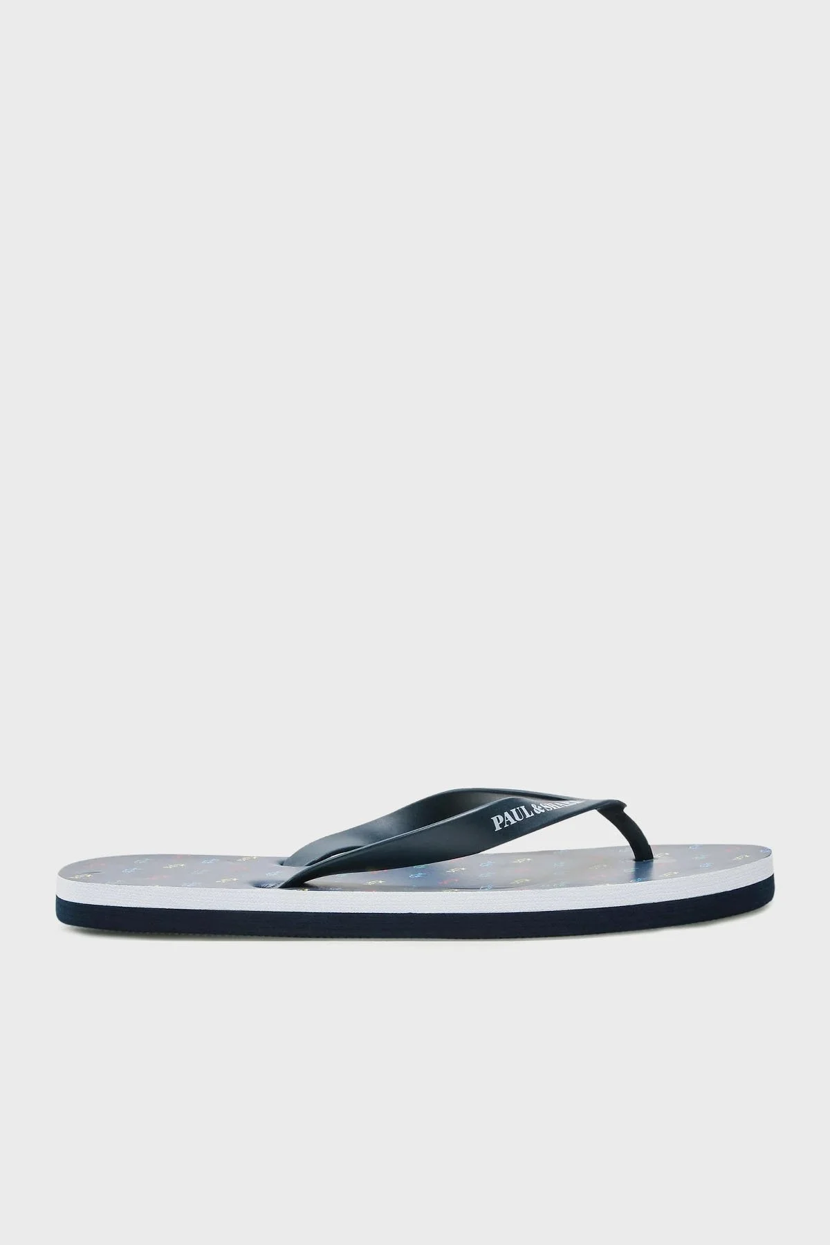 Paul & Shark Logo Baskılı Parmak Arası Erkek Terlik 22418033 013 LACİVERT - 1