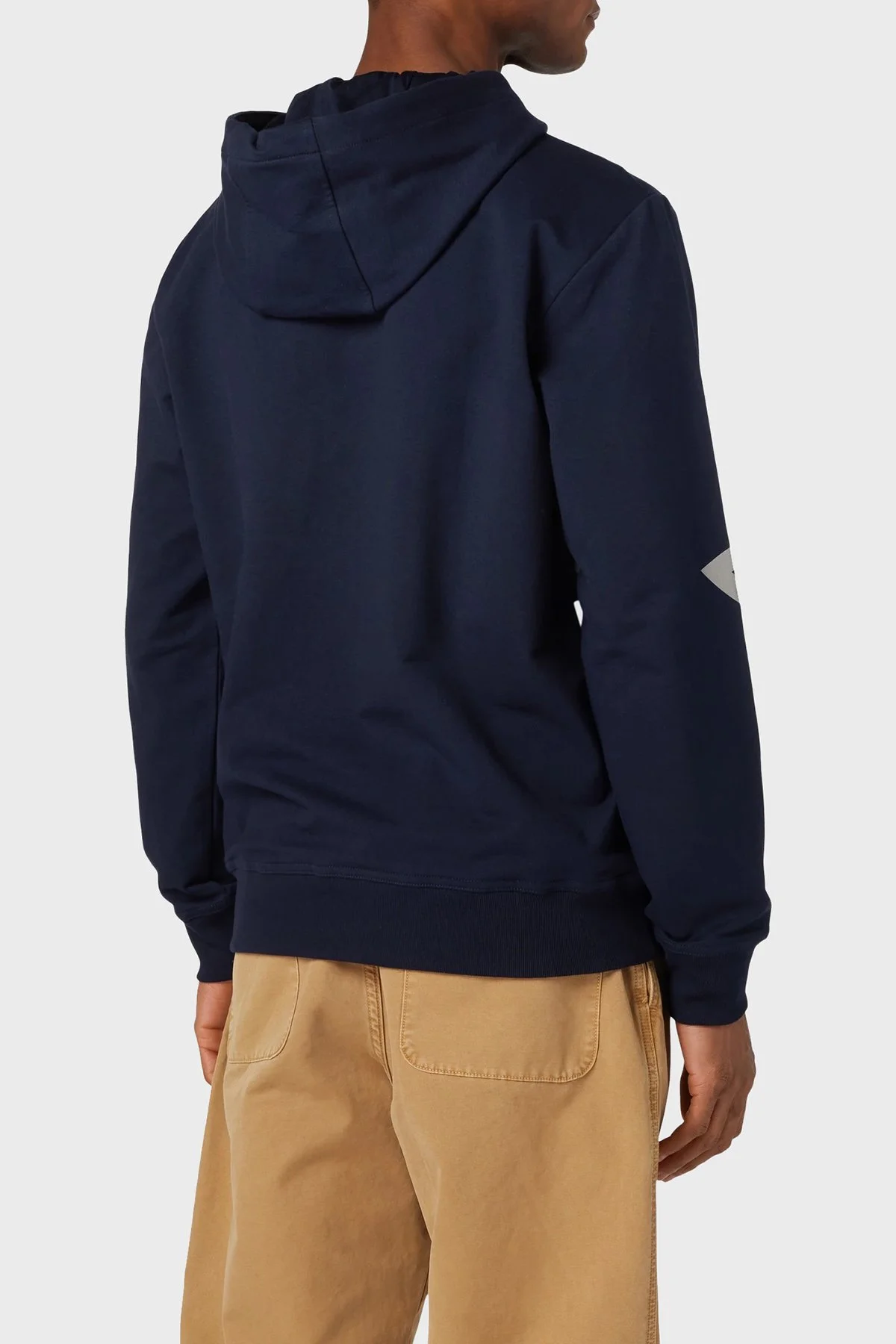 Paul & Shark Logo Baskılı Streç Pamuklu Regular Fit Kapüşonlu Erkek Sweat 24411882 013 LACİVERT - 3
