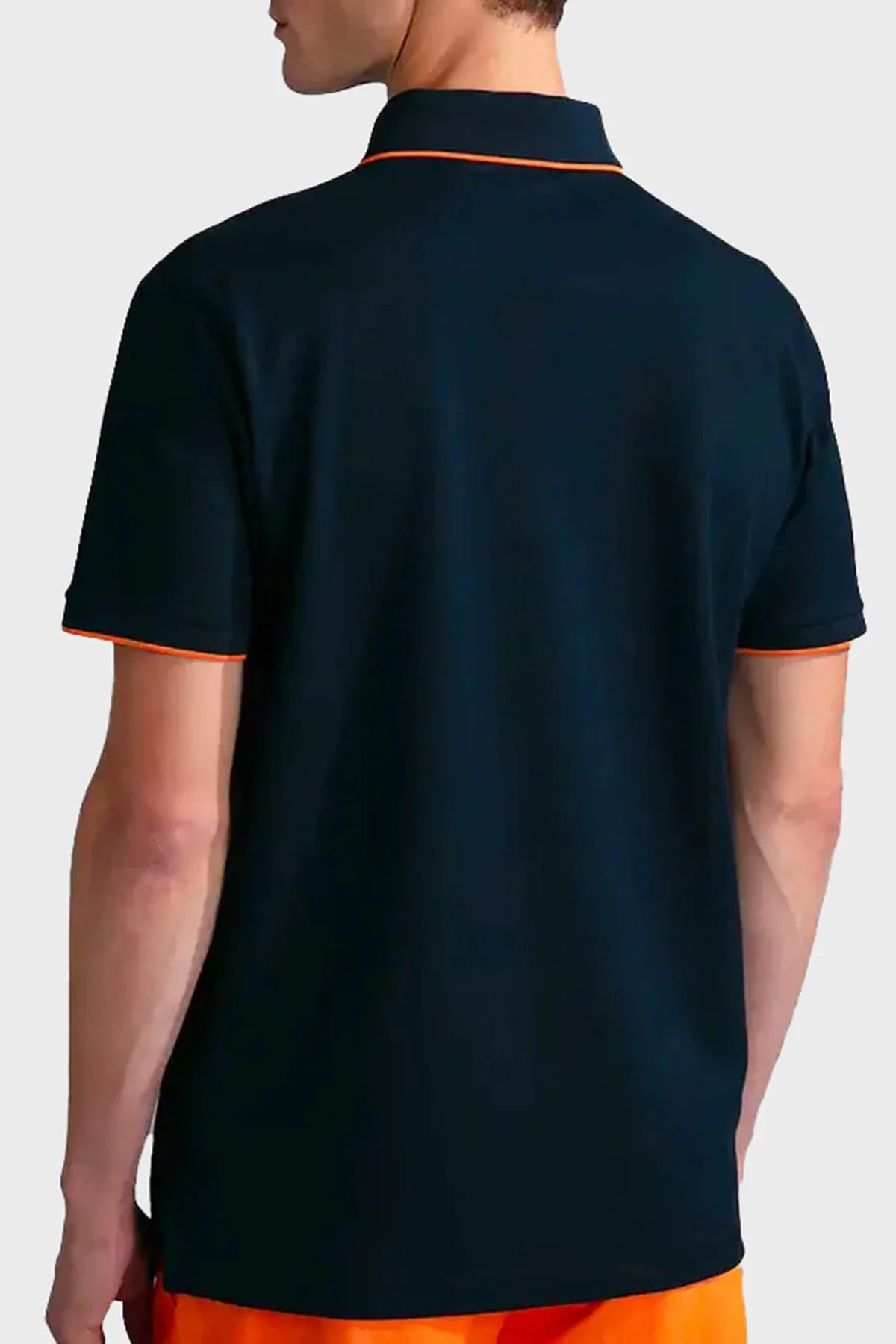 Paul & Shark Logolu % 100 Pamuk Regular Fit Düğmeli Erkek Polo Yaka T Shirt 24411332 013 LACİVERT - 2