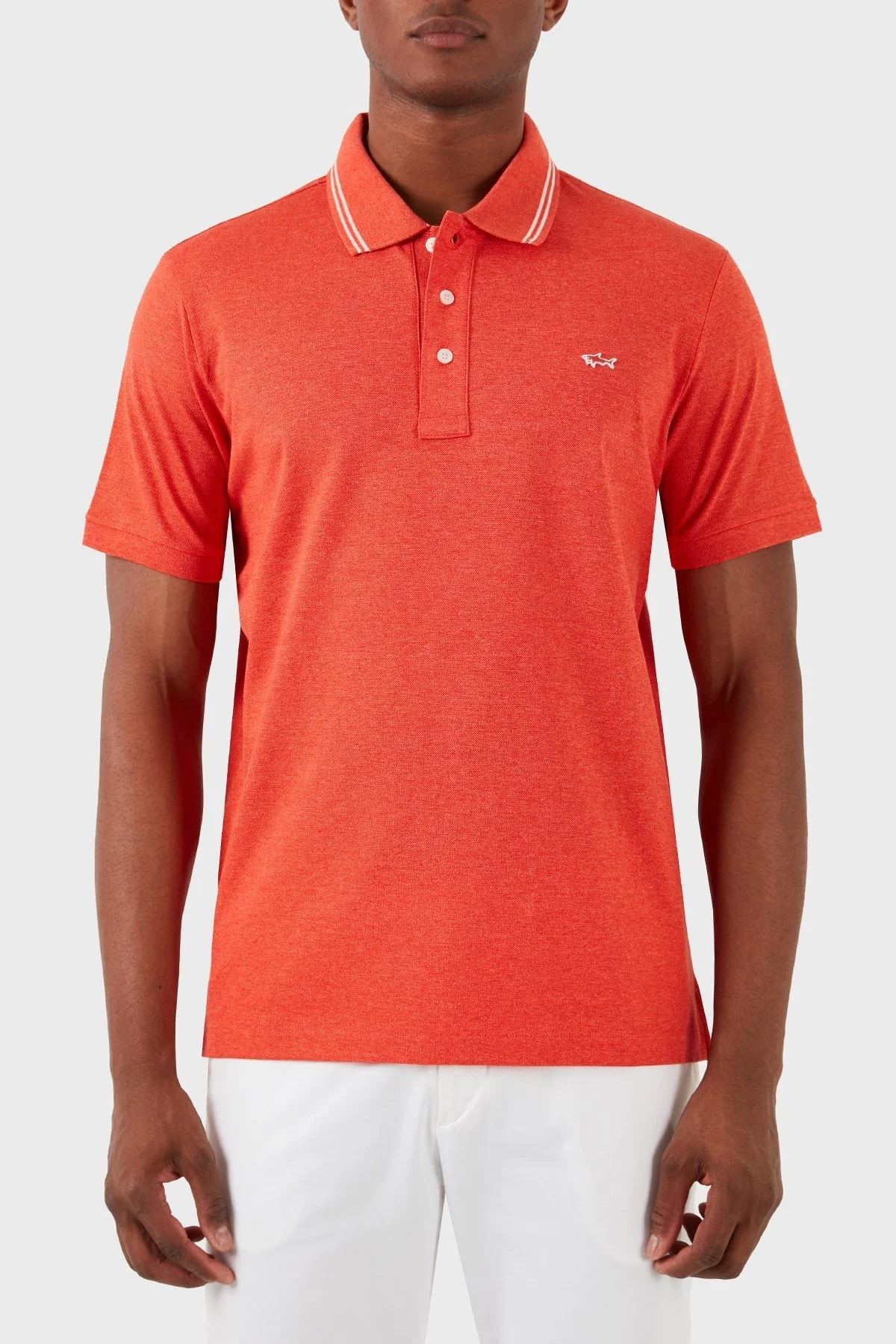 Paul & Shark Logolu % 100 Pamuk Regular Fit Erkek Polo Yaka T Shirt 23411248 277 TURUNCU - 6