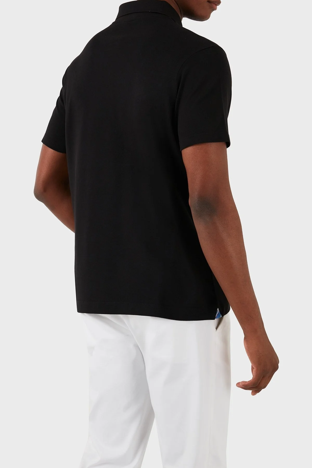 Paul & Shark Logolu % 100 Pamuk Regular Fit Erkek Polo Yaka T Shirt 23411327 011 SİYAH - 3