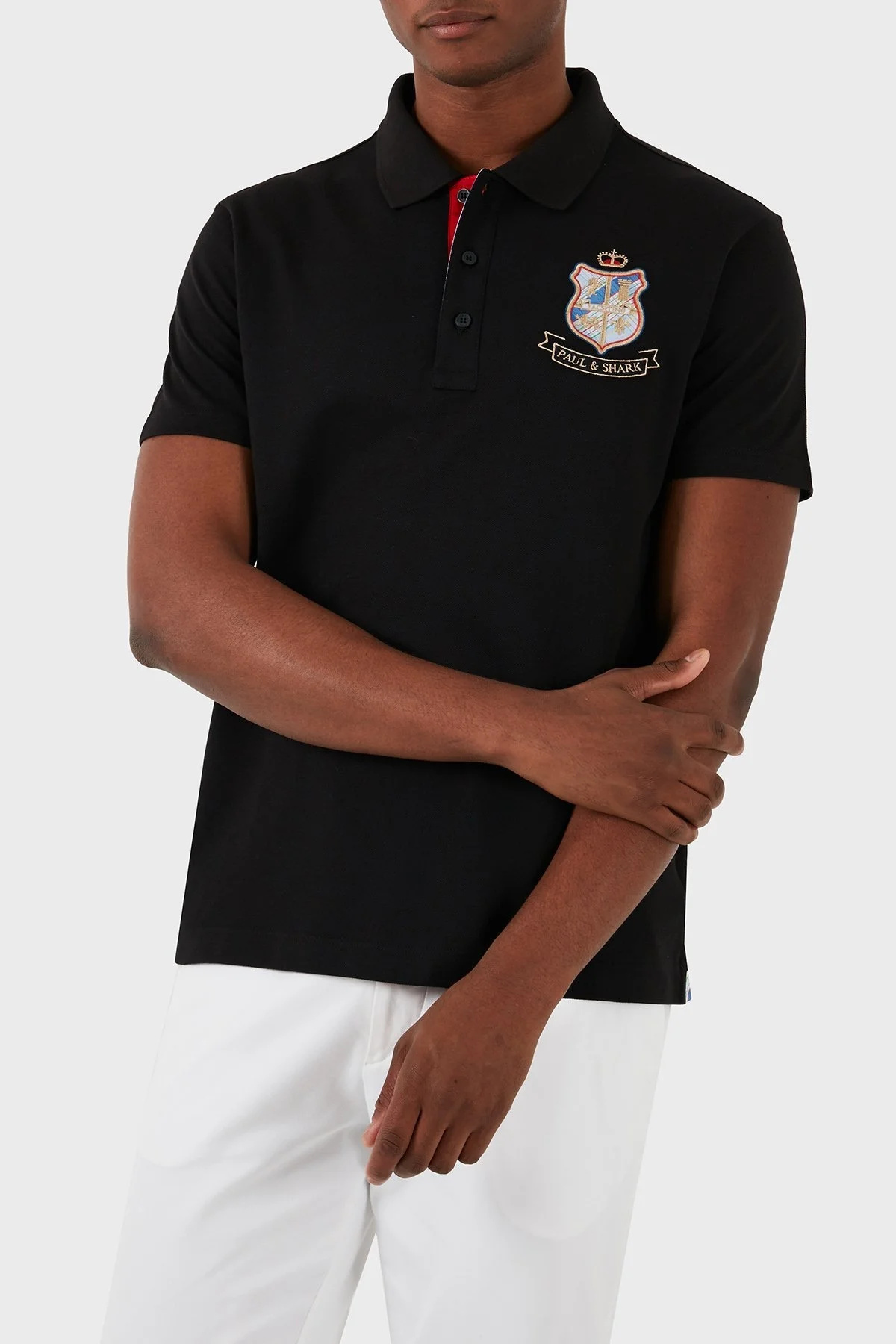 Paul & Shark Logolu % 100 Pamuk Regular Fit Erkek Polo Yaka T Shirt 23411327 011 SİYAH - 6