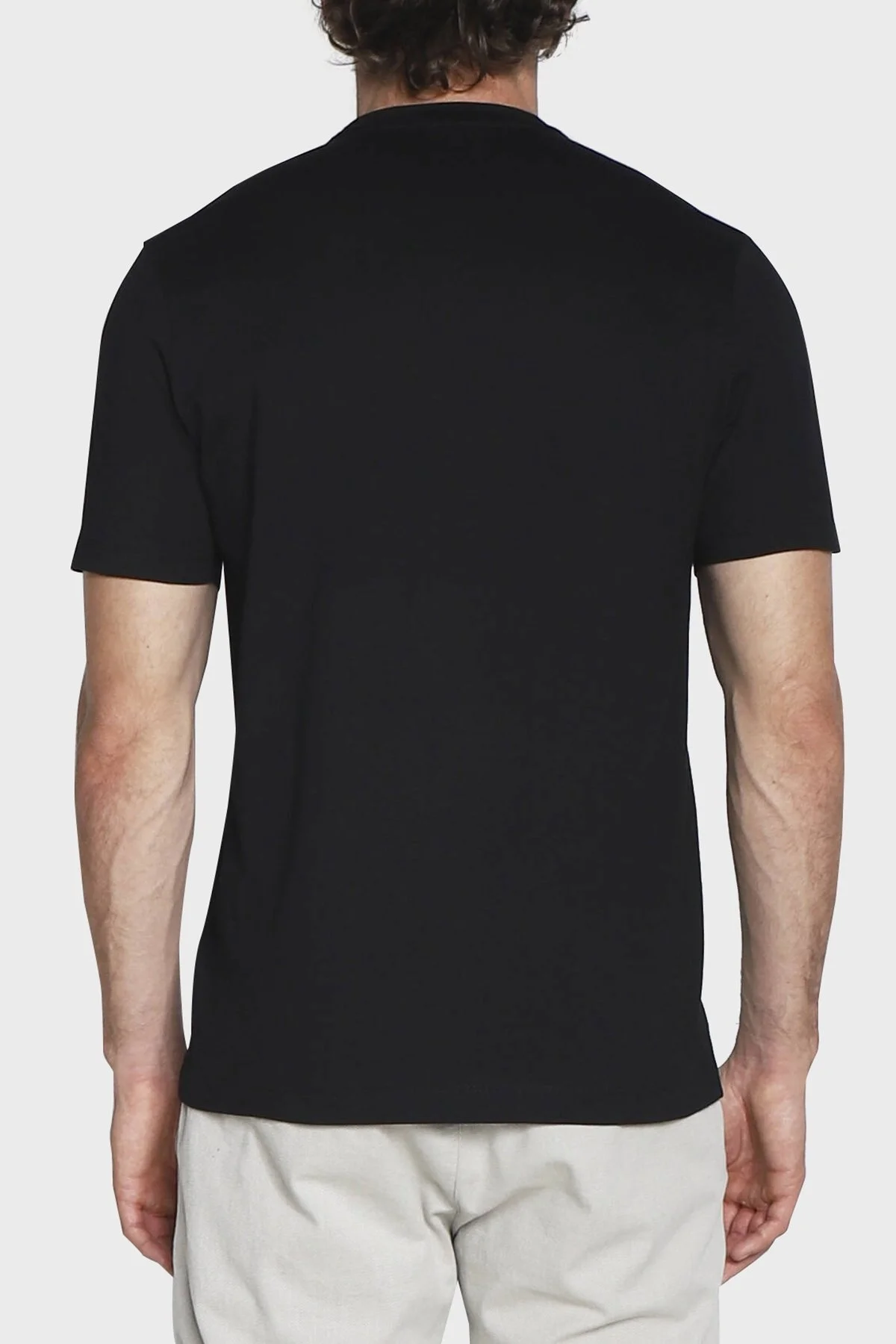 Paul & Shark Logolu Bisiklet Yaka Pamuklu Regular Fit Erkek T Shirt 11311631 011 SİYAH - 5