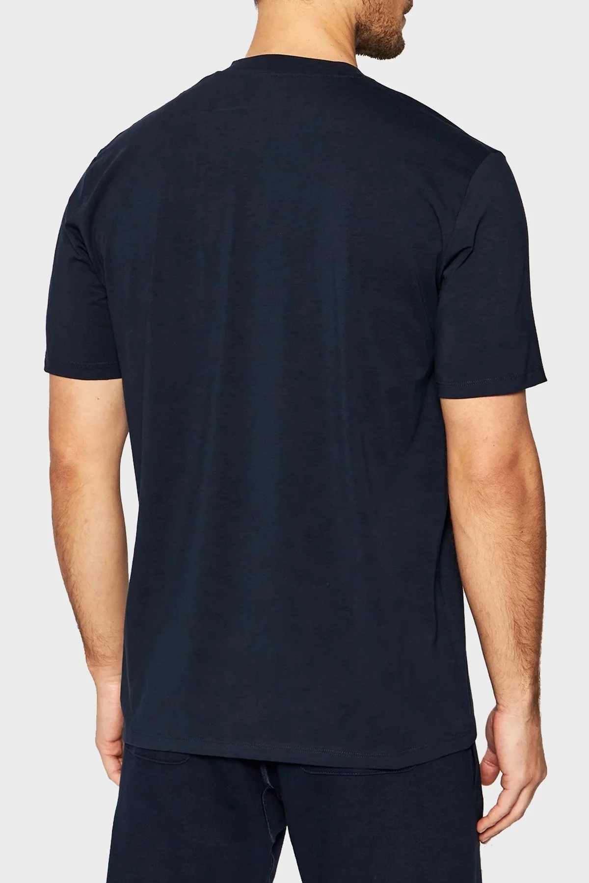 Paul & Shark Logolu Bisiklet Yaka Pamuklu Regular Fit Erkek T Shirt 11311631 130 LACİVERT - 3