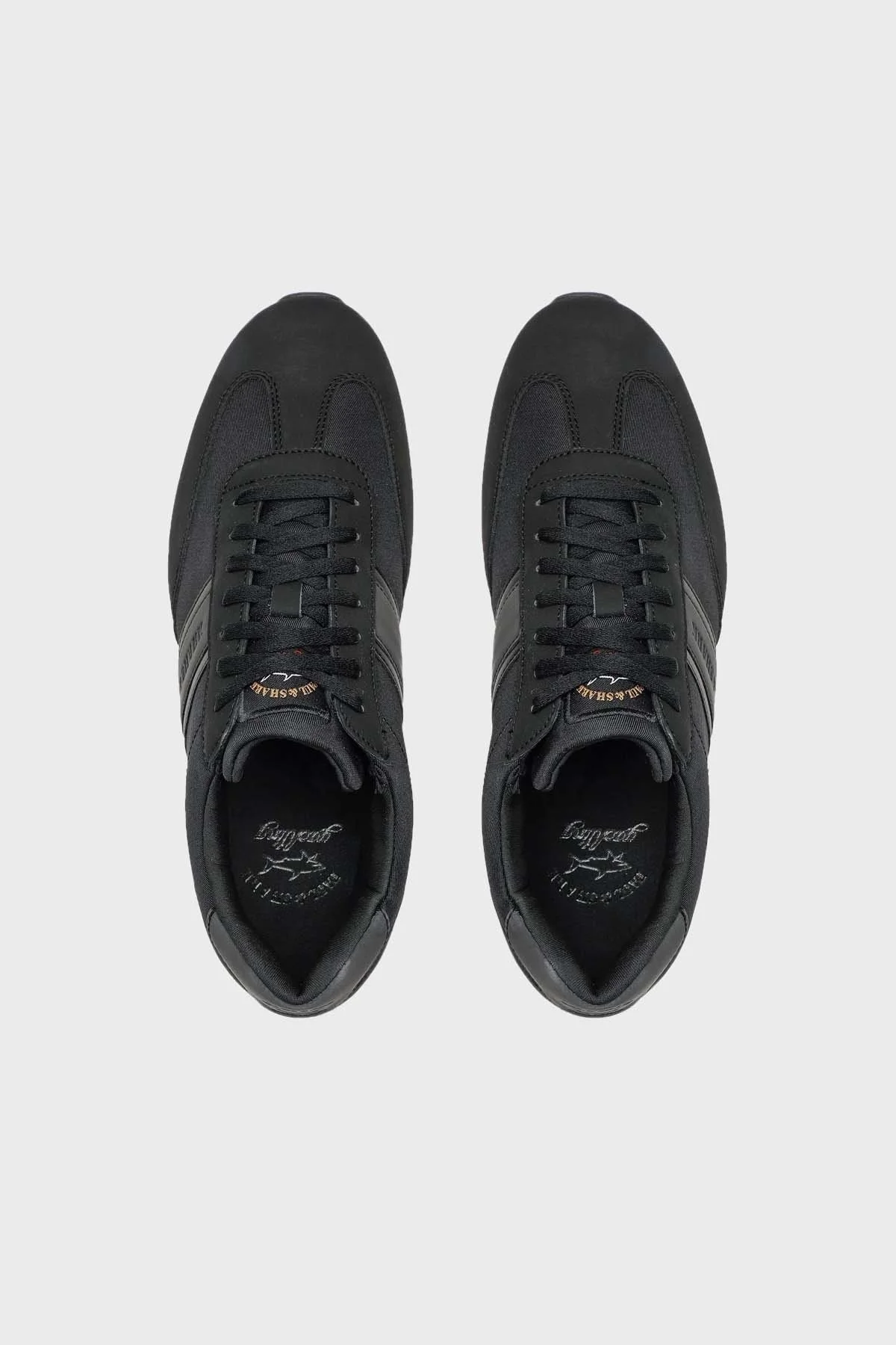 Paul & Shark Logolu Deri Sneaker Erkek Ayakkabı 12318008 011 SİYAH - 5