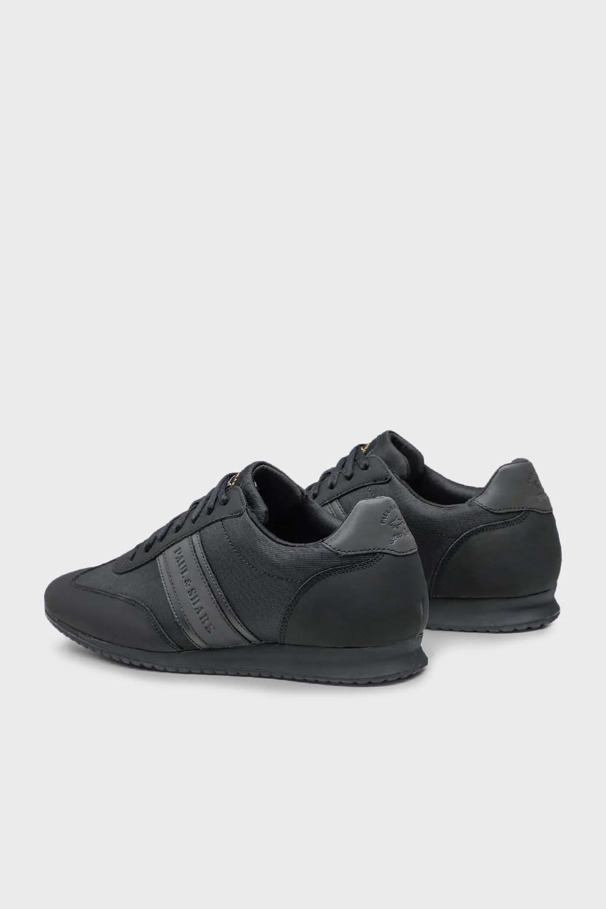 Paul & Shark Logolu Deri Sneaker Erkek Ayakkabı 12318008 011 SİYAH - 2