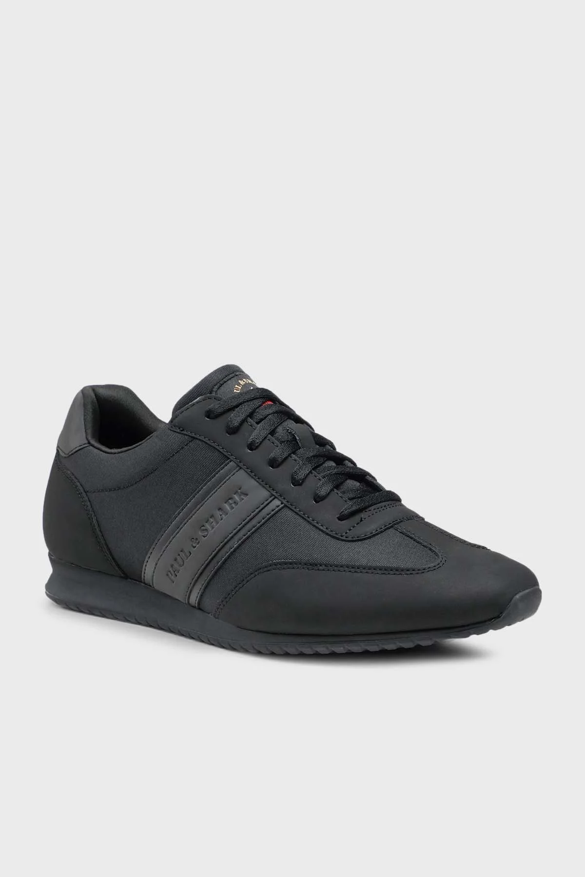 Paul & Shark Logolu Deri Sneaker Erkek Ayakkabı 12318008 011 SİYAH - 3