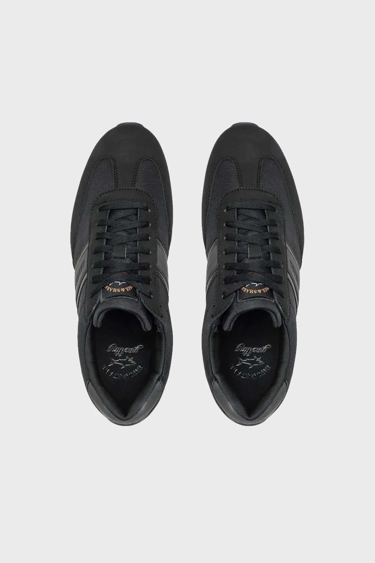 Paul & Shark Logolu Deri Sneaker Erkek Ayakkabı 12318008 011 SİYAH - 5