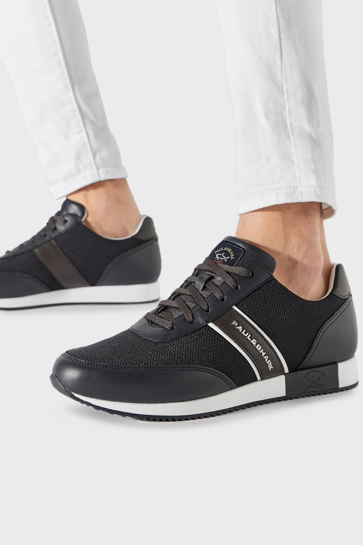 Paul & Shark Logolu Deri Sneaker Erkek Ayakkabı 12318011 050 LACİVERT - 8