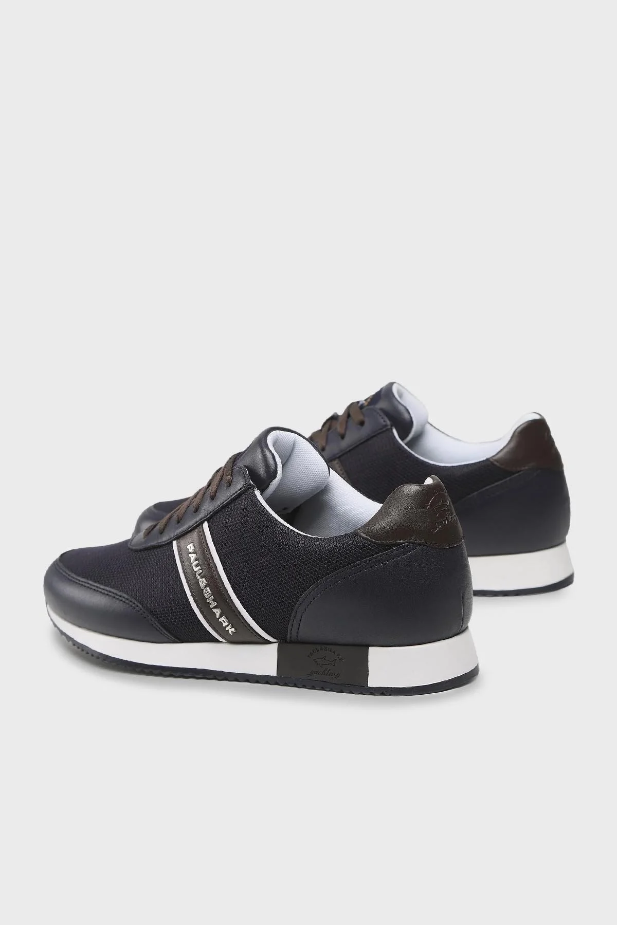 Paul & Shark Logolu Deri Sneaker Erkek Ayakkabı 12318011 050 LACİVERT - 9