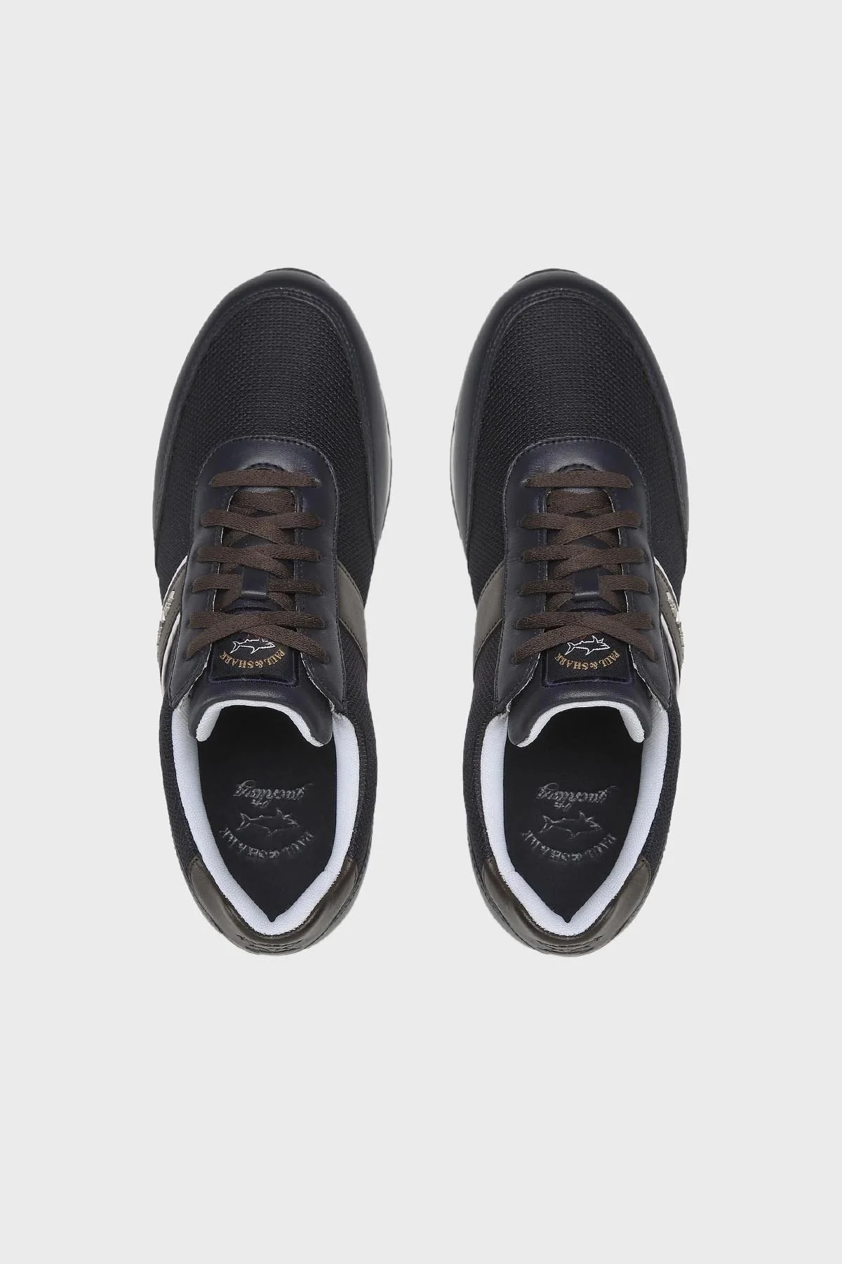 Paul & Shark Logolu Deri Sneaker Erkek Ayakkabı 12318011 050 LACİVERT - 10