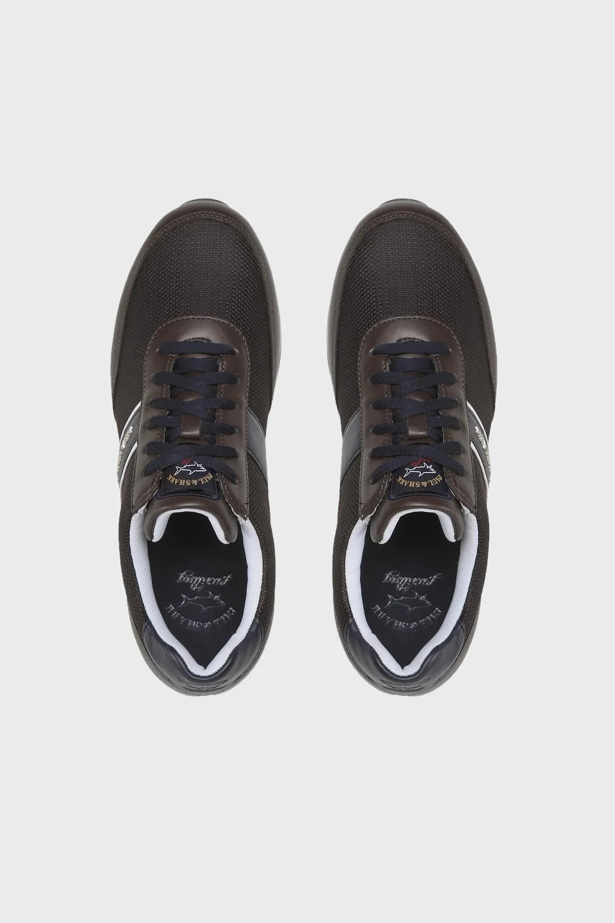 Paul & Shark Logolu Deri Sneaker Erkek Ayakkabı 12318011 492 KAHVE - 4