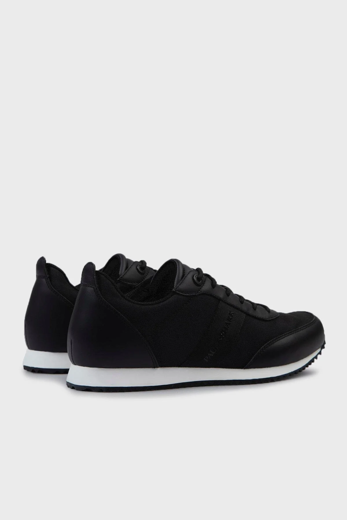 Paul & Shark Logolu Deri Sneaker Erkek Ayakkabı 24418007 011 SİYAH - 4