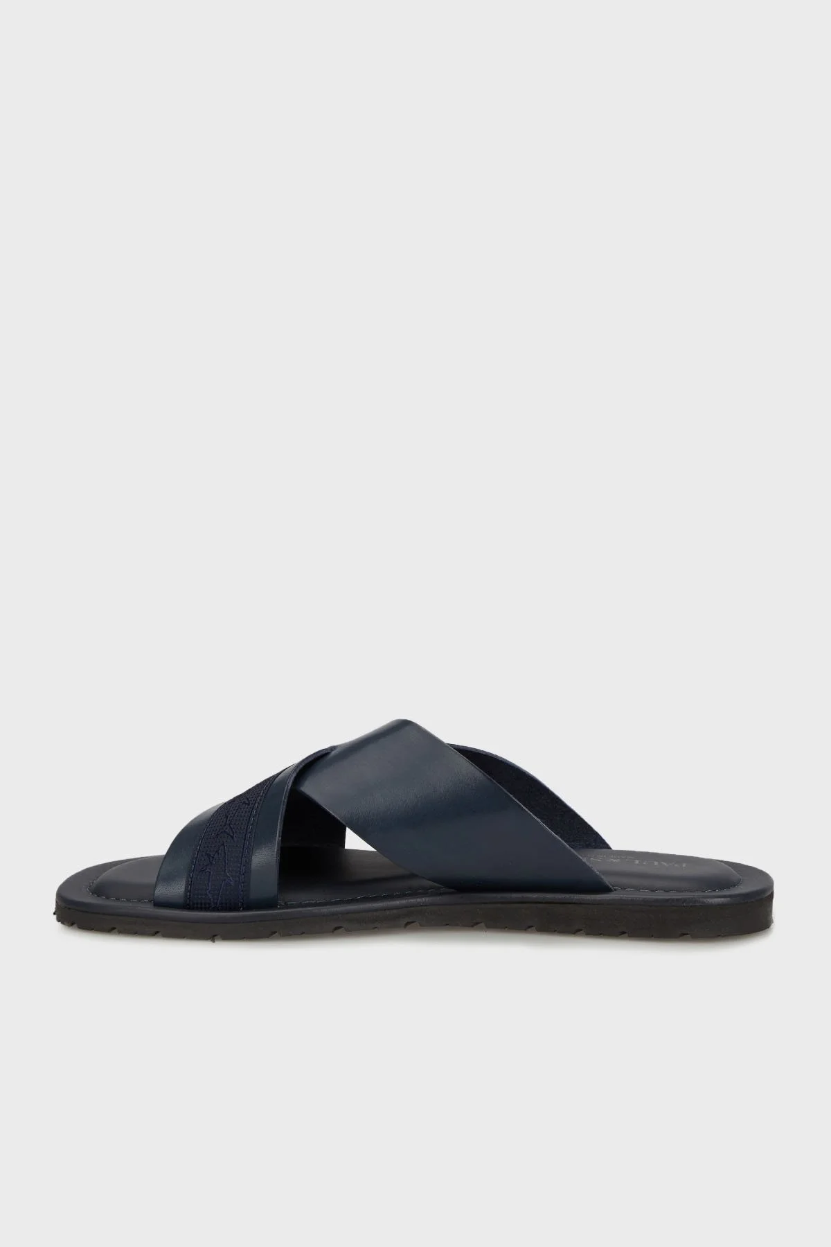 Paul & Shark Logolu Hakiki Deri Erkek Terlik 24418012 013 LACİVERT - 3