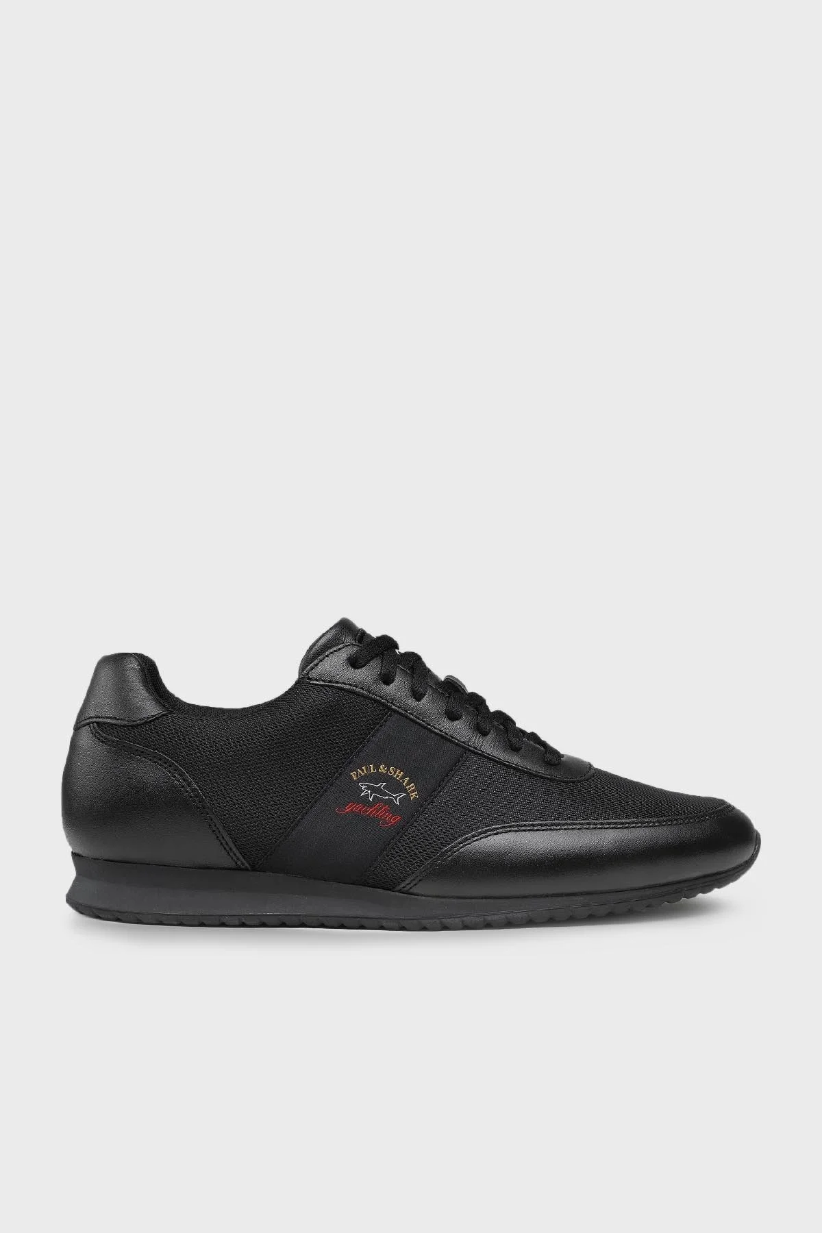 Paul & Shark Logolu Sneaker Erkek Ayakkabı 12318009 011 SİYAH - 1