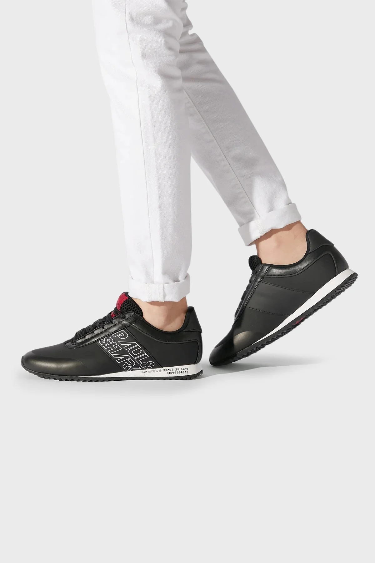 Paul & Shark Logolu Sneaker Erkek Ayakkabı 12318014 011 SİYAH - 2