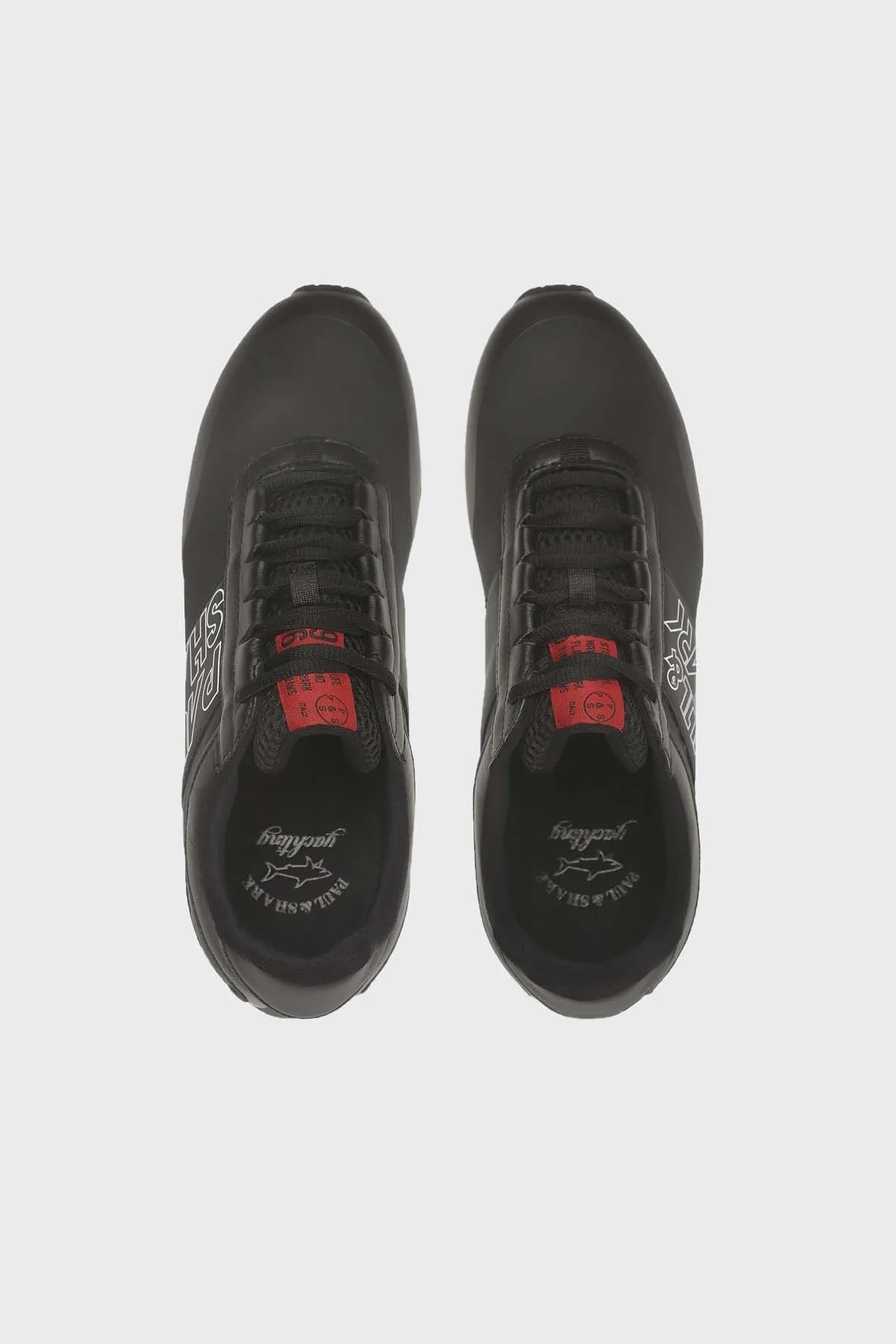 Paul & Shark Logolu Sneaker Erkek Ayakkabı 12318014 011 SİYAH - 5