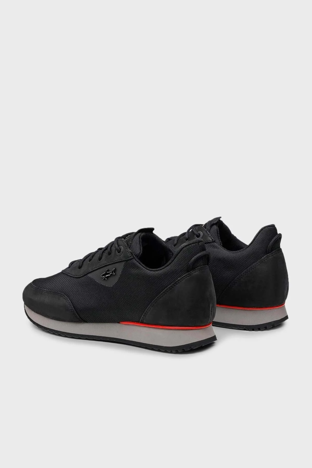 Paul & Shark Nubuk Deri Sneaker Erkek Ayakkabı 12318007 011 SİYAH - 2