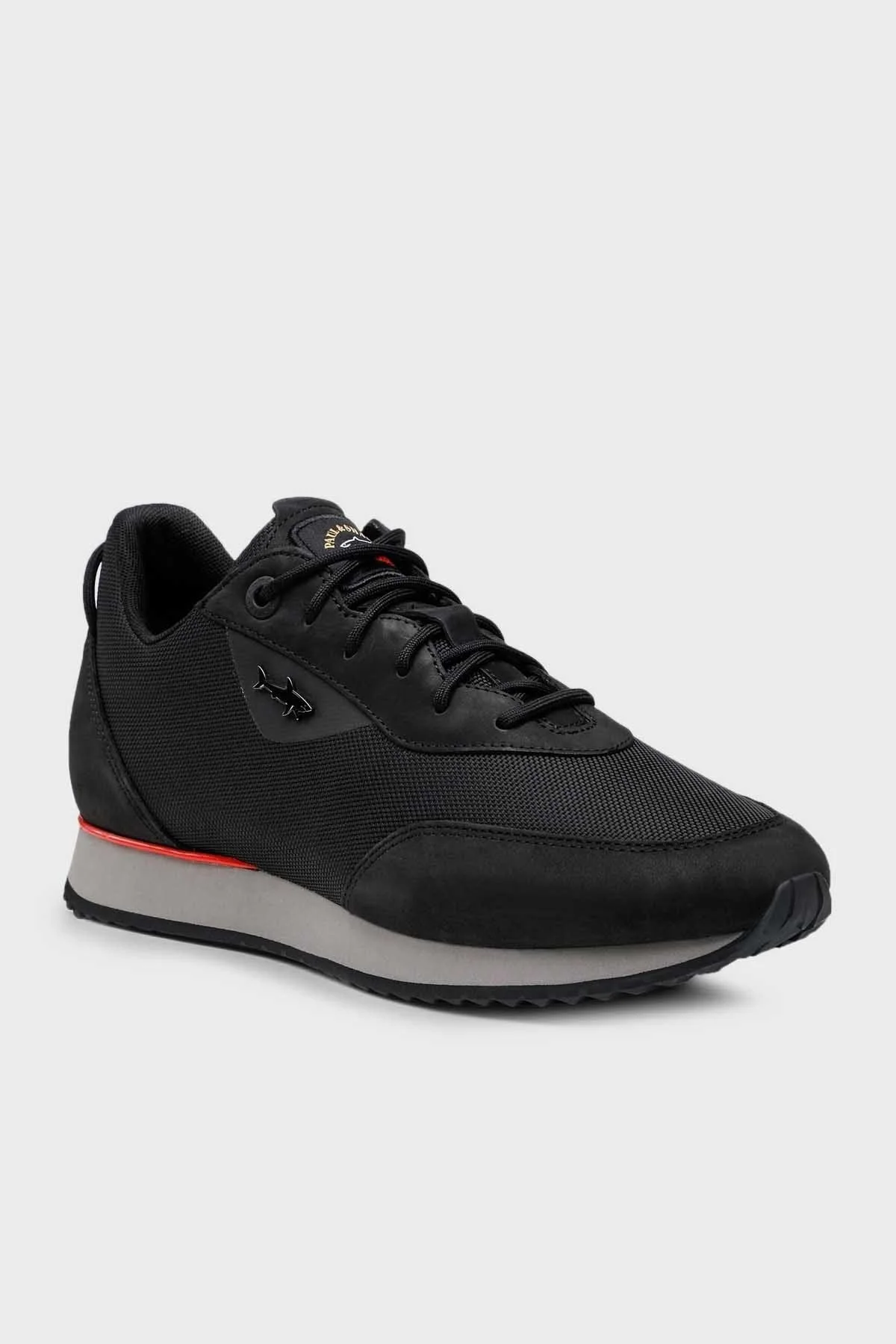 Paul & Shark Nubuk Deri Sneaker Erkek Ayakkabı 12318007 011 SİYAH - 3