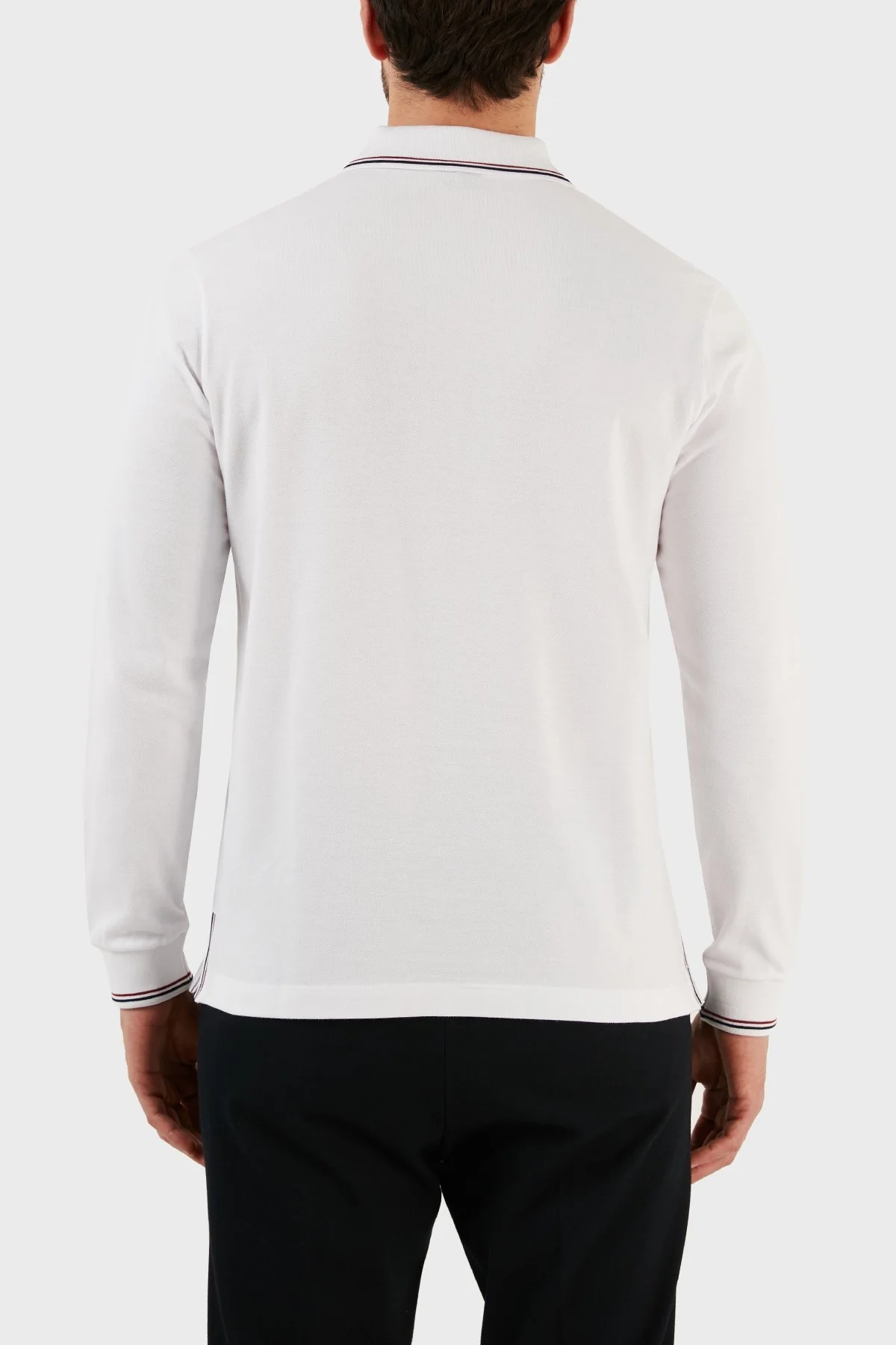 Paul & Shark Organik Pamuklu Regular Fit Düğmeli Polo Erkek Sweat 12311726 010 BEYAZ - 6