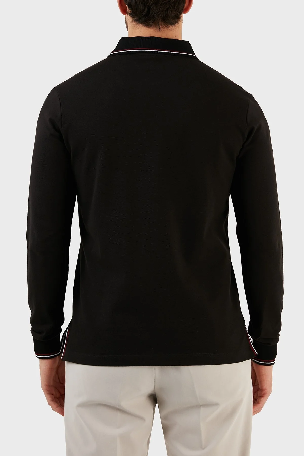 Paul & Shark Organik Pamuklu Regular Fit Düğmeli Polo Erkek Sweat 12311726 011 SİYAH - 6