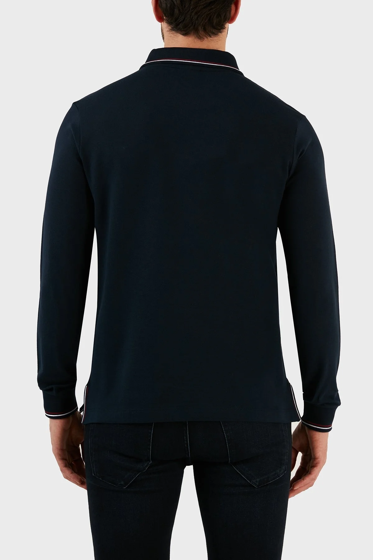 Paul & Shark Organik Pamuklu Regular Fit Düğmeli Polo Erkek Sweat 12311726 013 LACİVERT - 5