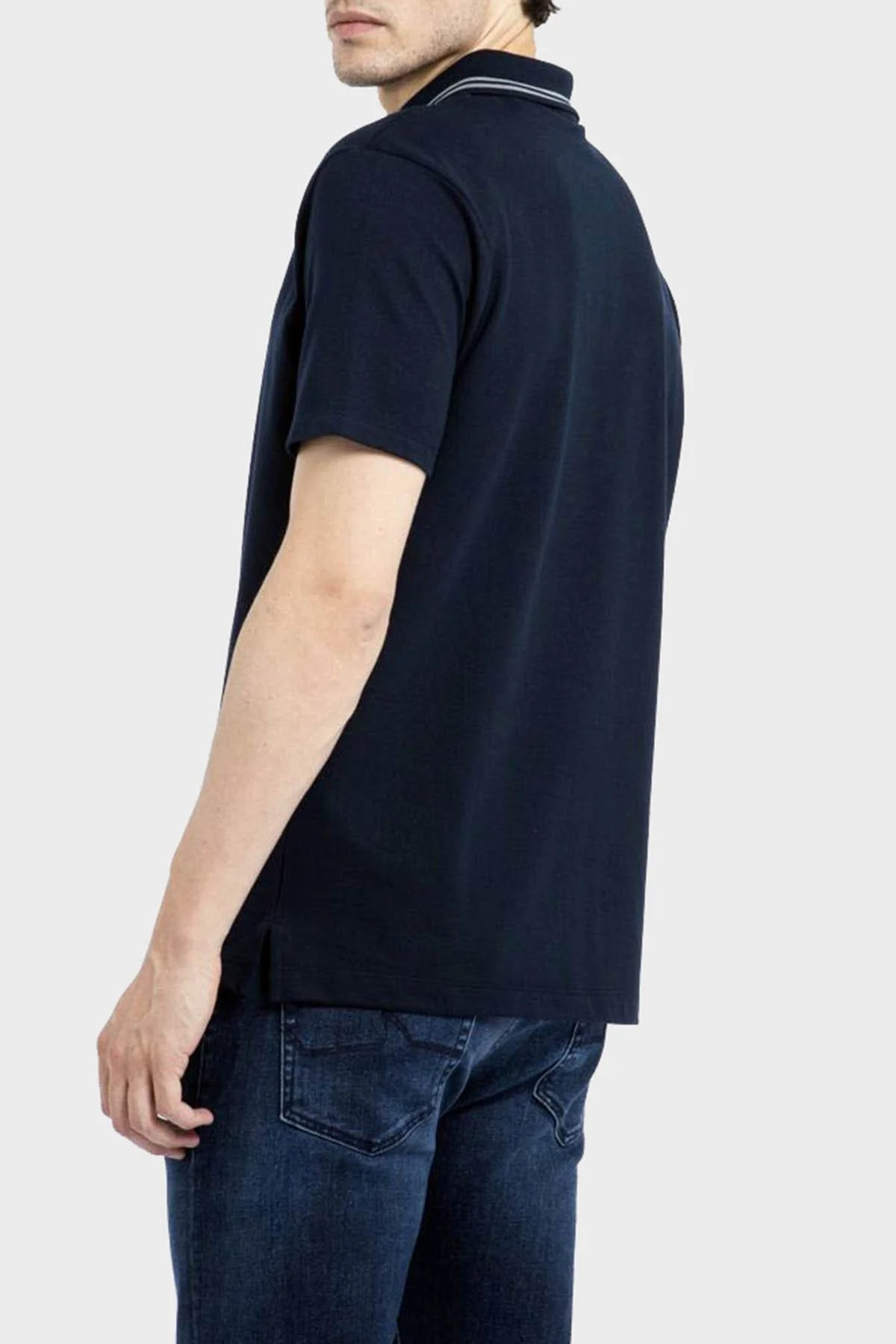 Paul & Shark Organik Pamuklu Regular Fit Düğmeli Polo Erkek T Shirt 12311734 013 LACİVERT - 4