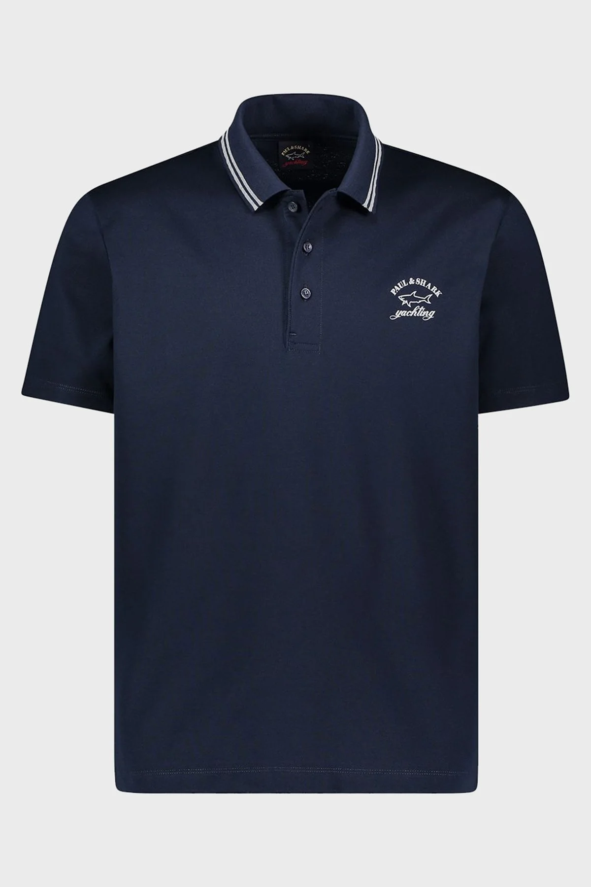 Paul & Shark Organik Pamuklu Regular Fit Düğmeli Polo Erkek T Shirt 12311734 013 LACİVERT - 5